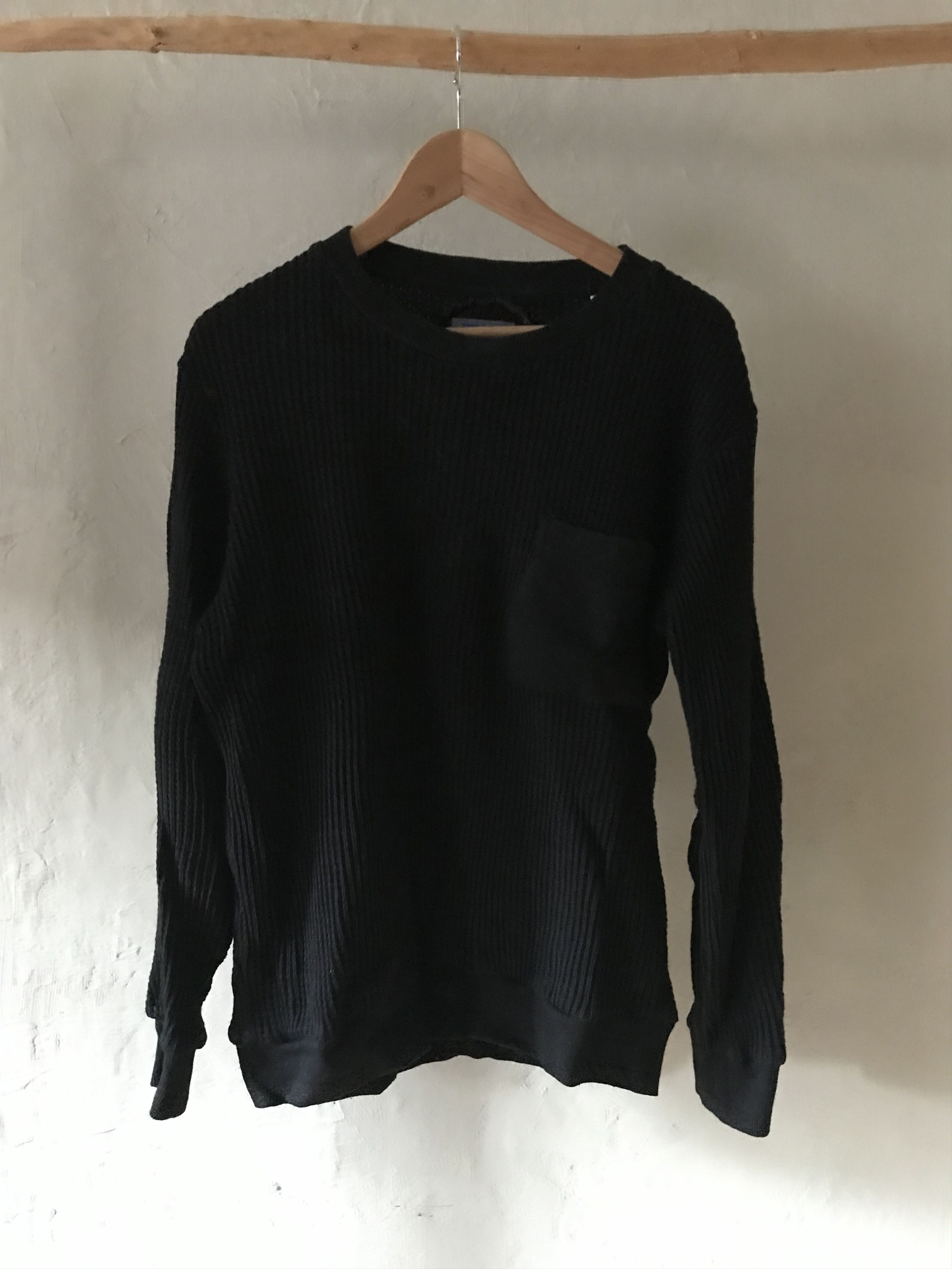 Blue Blue Japan Blue Blue Japan Pure Indigo soft cotton waffle sweater Size US M / EU 48-50 / 2 - 1 Thumbnail
