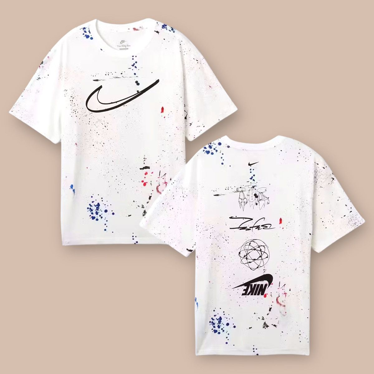 Futura × Nike Nike x Futura Breaking Max90 White Tee Size US L / EU 52-54 / 3 - 1 Thumbnail
