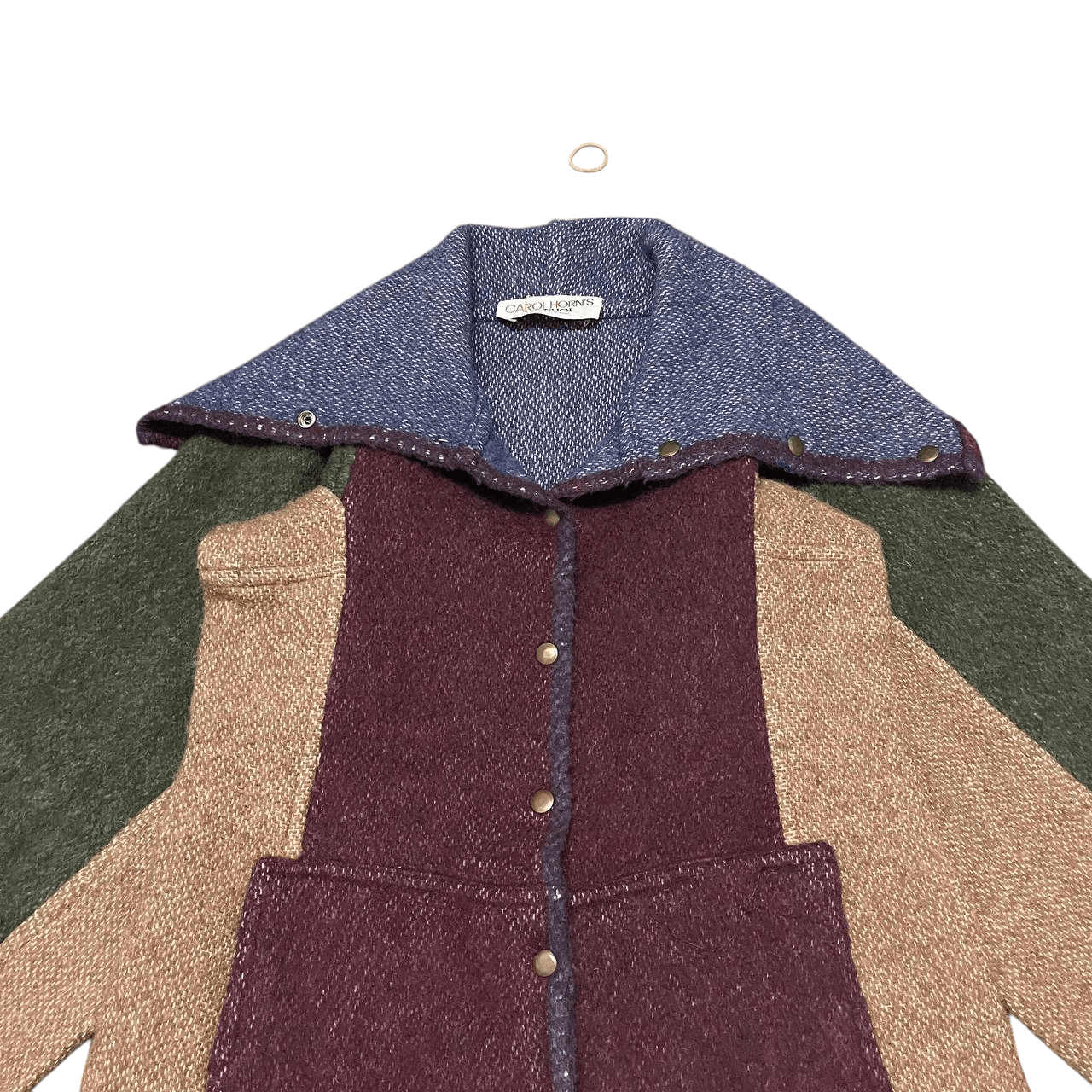 Japanese Brand Vintage Carol Horns Habitat Produce by Hanasaki Wool Coat Size S / US 4 / IT 40 - 2 Thumbnail