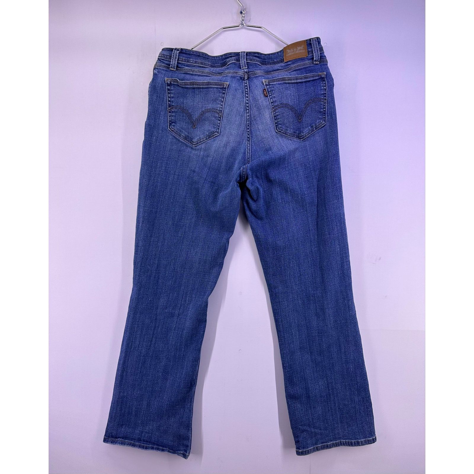 Levi's Vintage 2004 529 Levi’s Batwing Blue Jeans BootCut Size 14 Size 36" / US 14 / IT 50 - 8 Thumbnail
