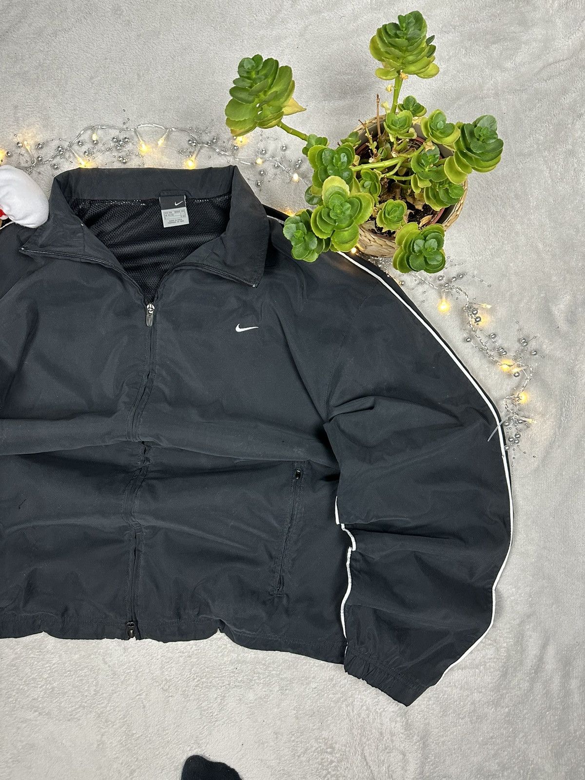 Nike × Vintage Nike Vintage Oversize Basic Logo Light Jacket Size US XXL / EU 58 / 5 - 3 Thumbnail