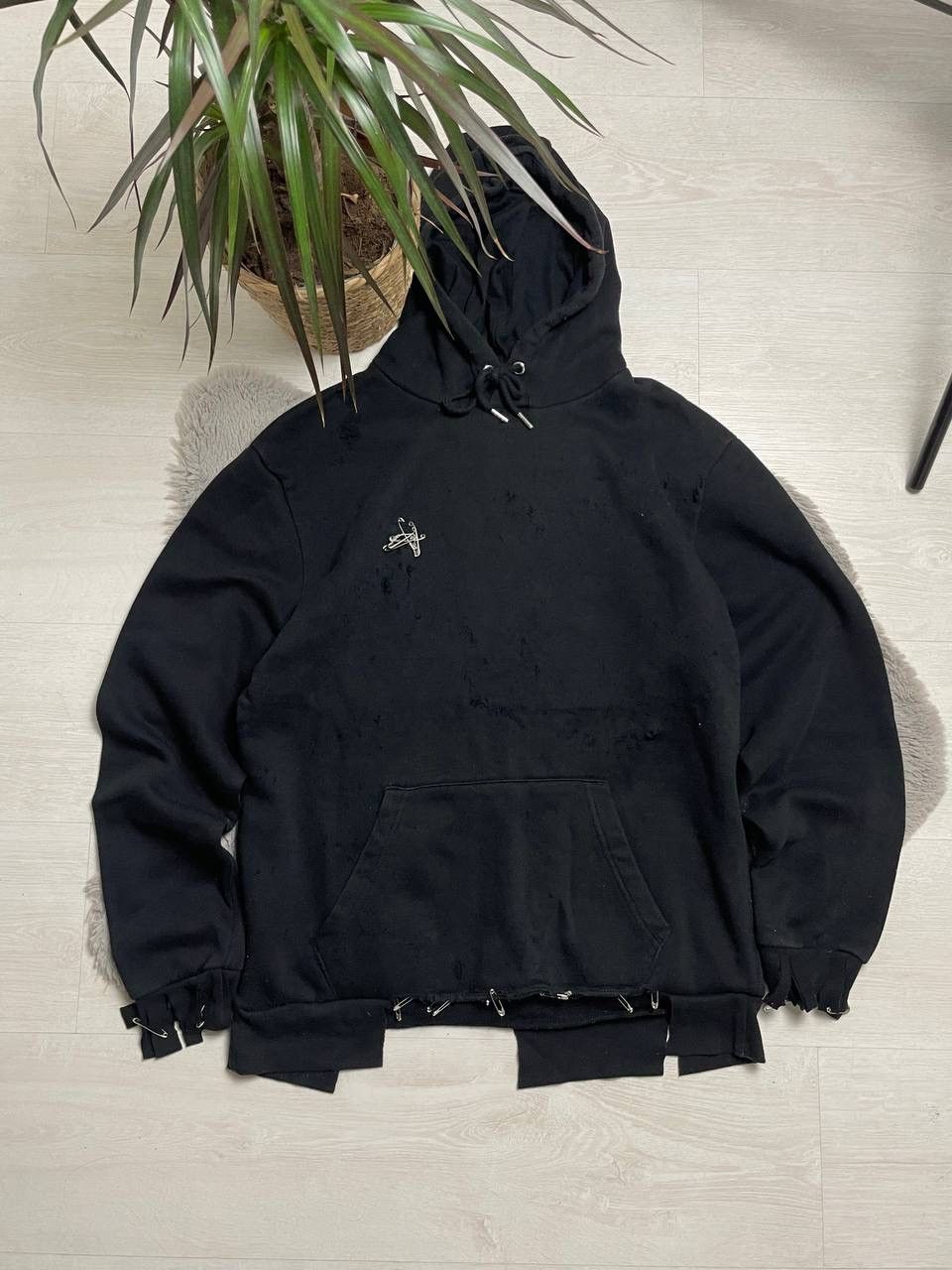 Other Vintage Oversized Hoodie Custom Avantgarde 1of1 Affliction Size US L / EU 52-54 / 3 - 1 Thumbnail