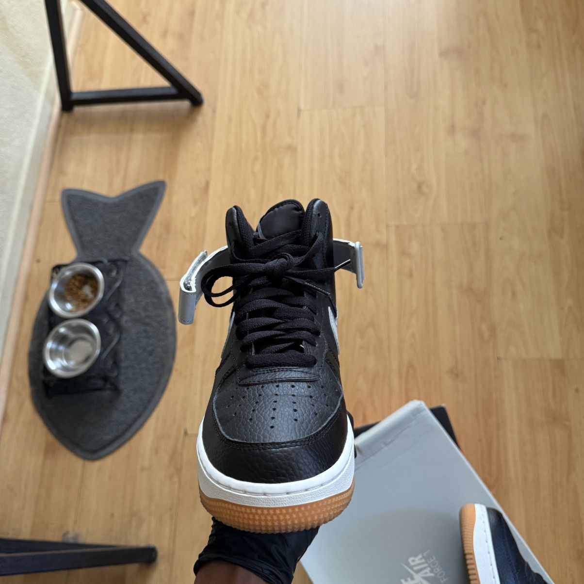 Nike 2019 Air Force 1 High '07 'Black Wolf Grey' Size US 7.5 / EU 40-41 - 12 Thumbnail