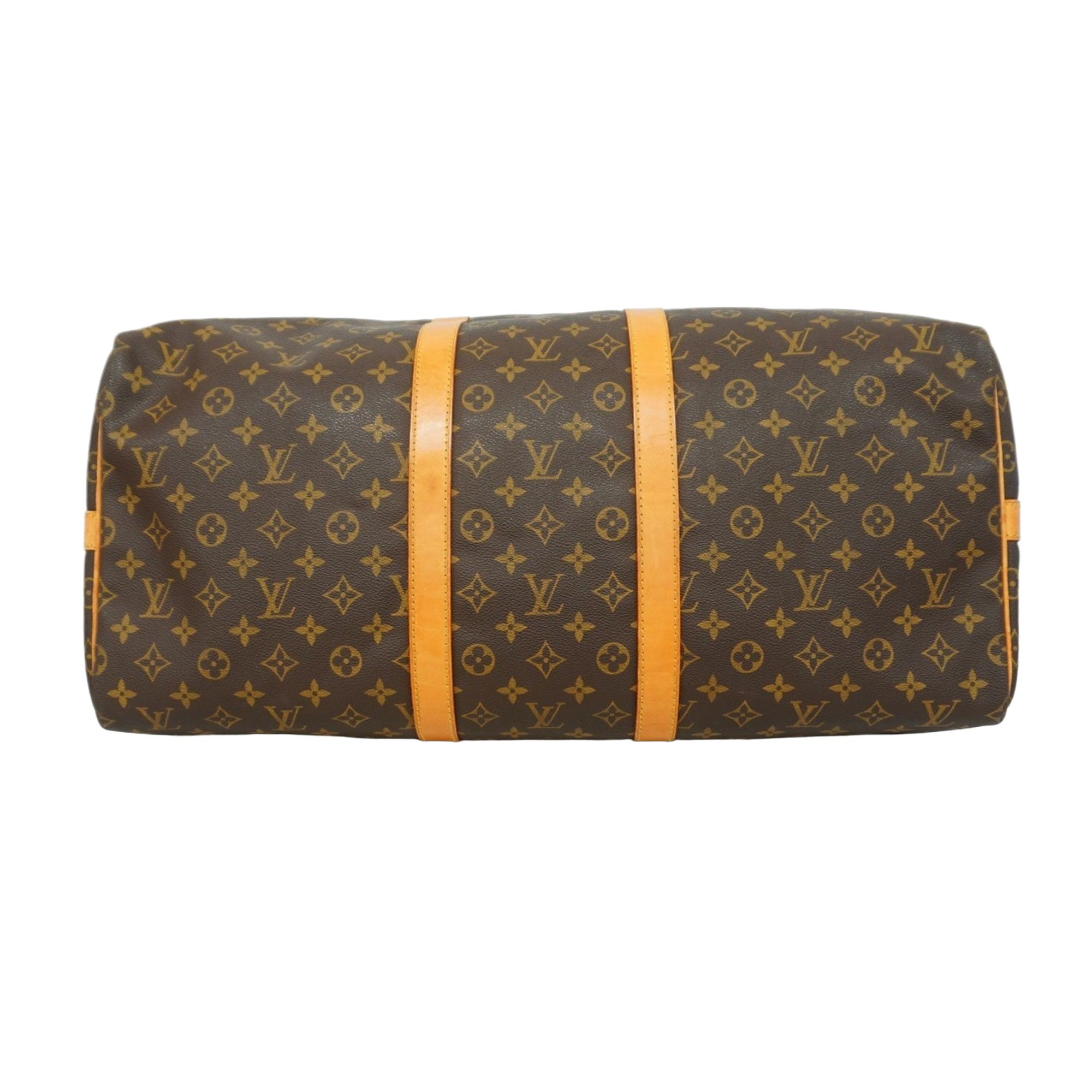 Louis Vuitton Louis Vuitton Keepall Bandoulière 55 Monogram Canvas Bag Size ONE SIZE - 4 Thumbnail