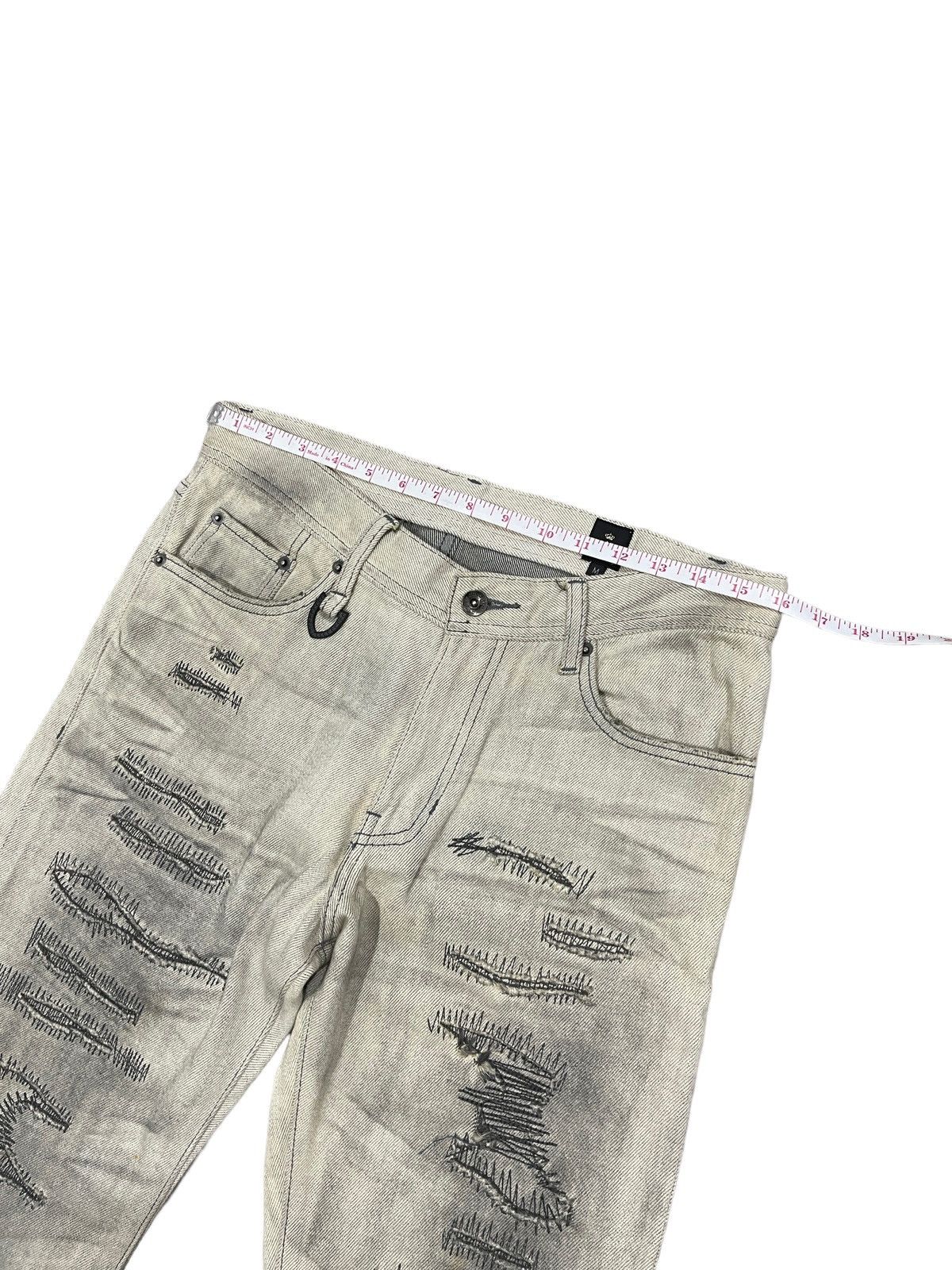 semanticdesign Vintage Semantic Design Style Flare Jeans ! Rare Design Size US 31 - 11 Thumbnail