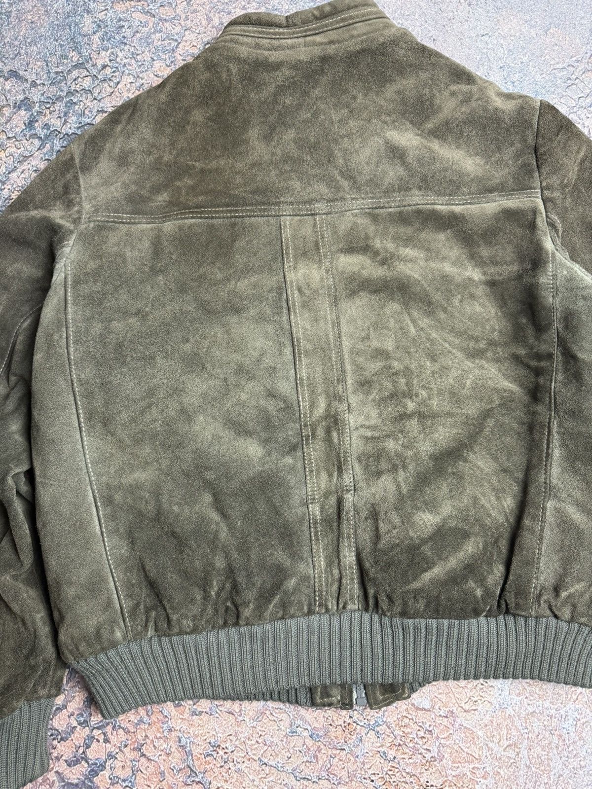 Japanese Brand LEATHER JACKET SUEDE PERFECTO BOMBER STYLE OLD MANY Size US M / EU 48-50 / 2 - 13 Thumbnail