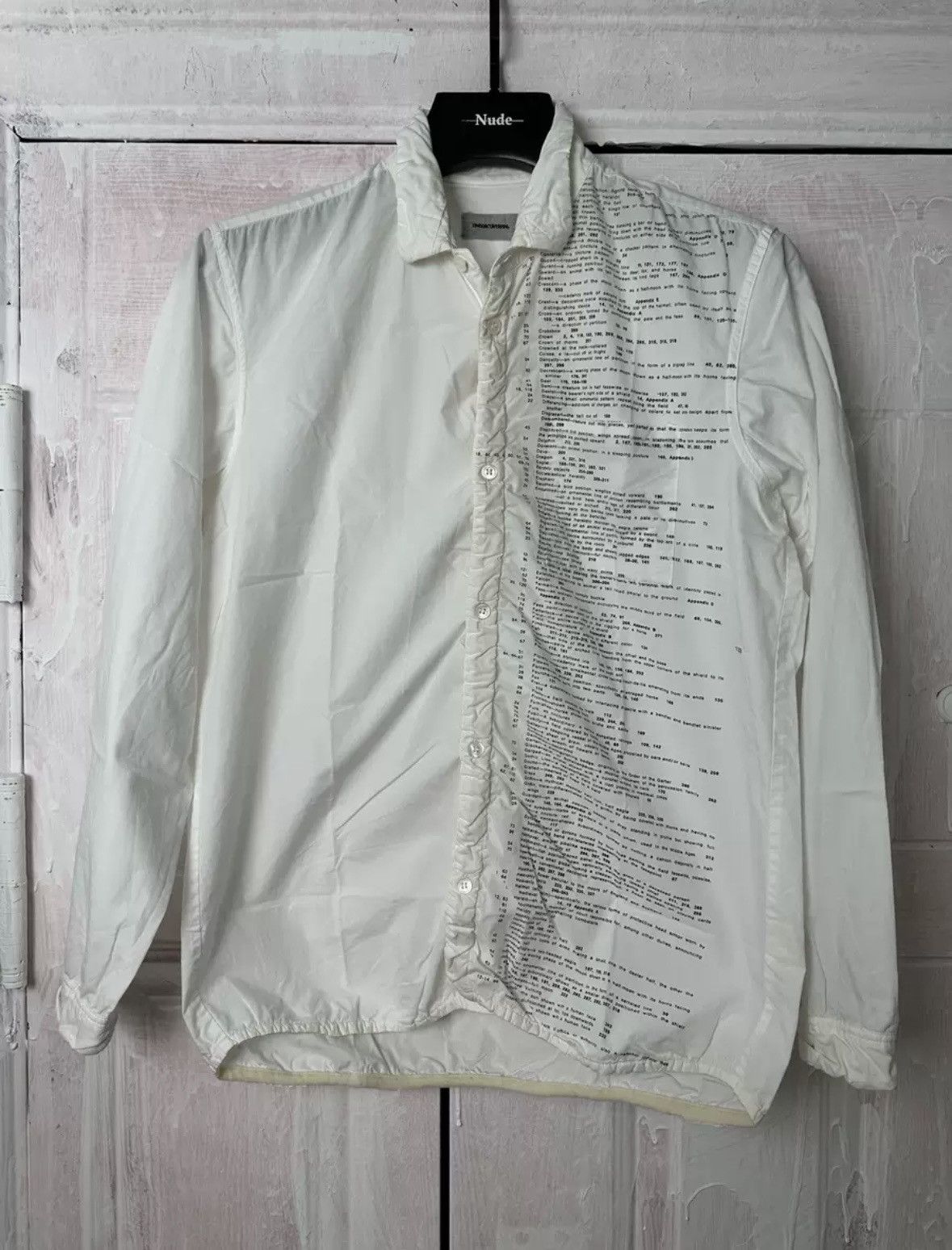 Undercover poetry shirt