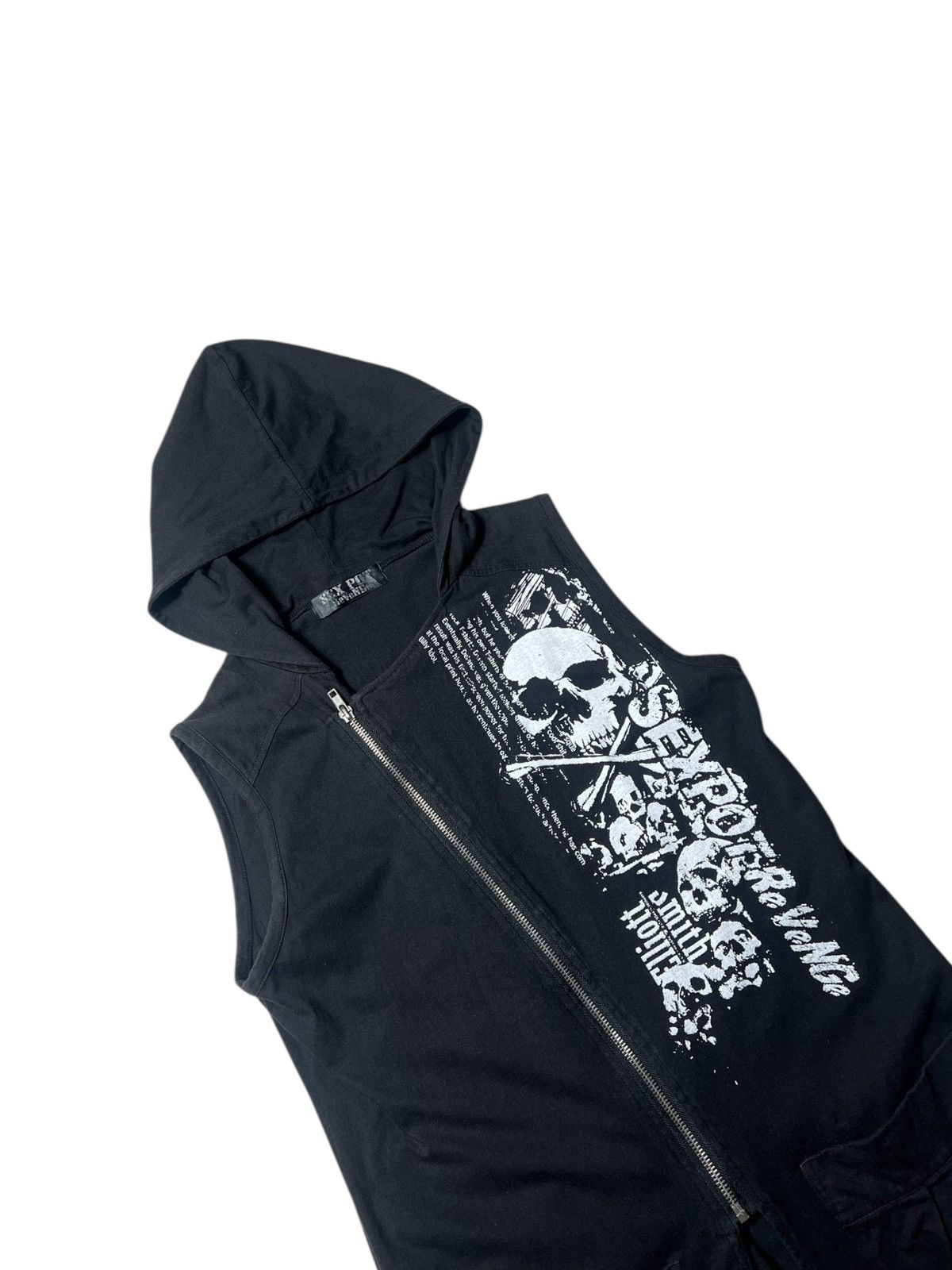 Japanese Brand Skull Sex Pot Revenge Asymetrical Gothic Punk Style Shirt Size US M / EU 48-50 / 2 - 5 Thumbnail
