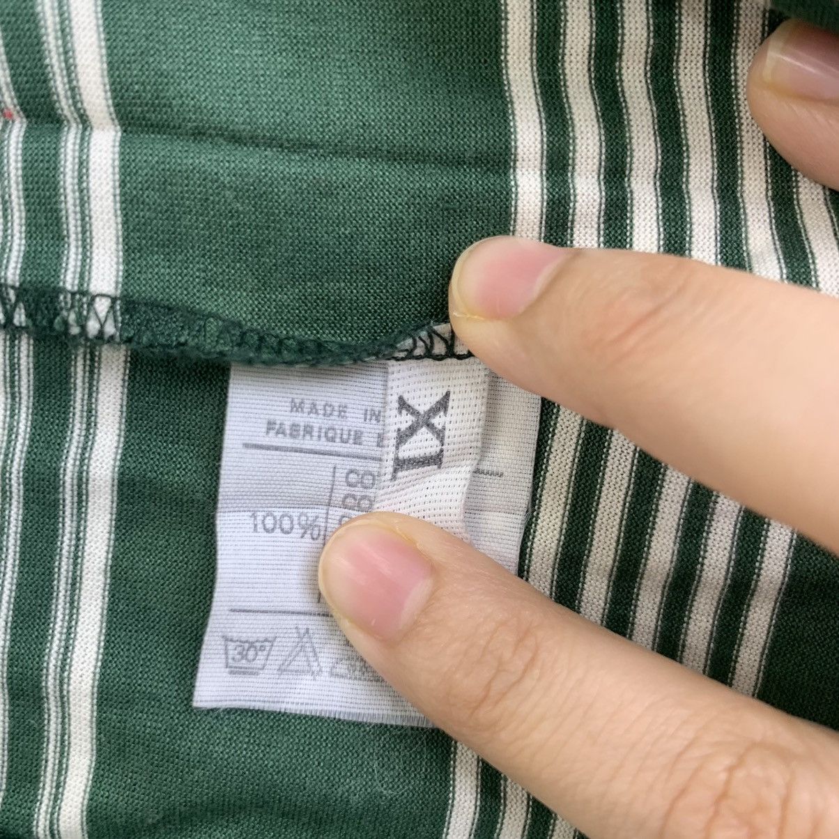 Trussardi Vintage 90’ TRUSSARDI Made In Italy Striped Polo Size US XL / EU 56 / 4 - 6 Thumbnail