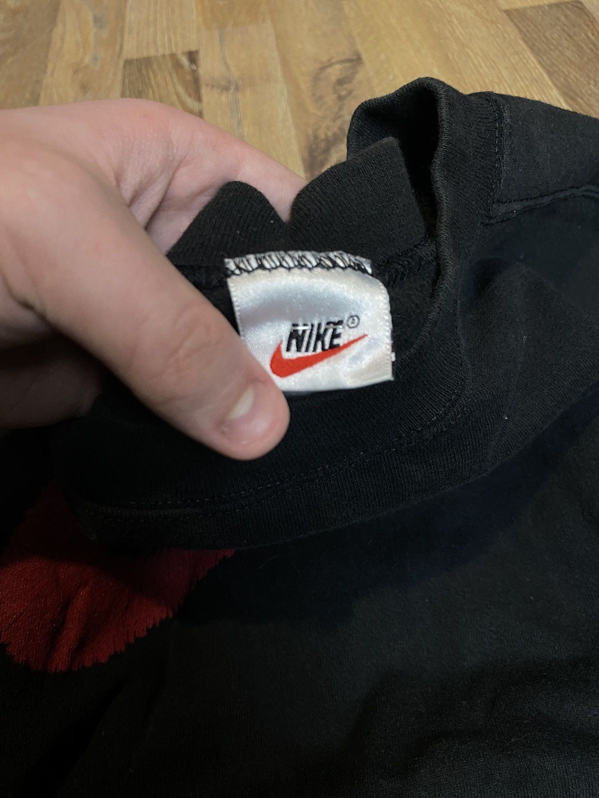 Nike × Vintage 80s Nike Vintage Sweatshirt Center Logo Y2K 90s Rare Size US XL / EU 56 / 4 - 5 Thumbnail