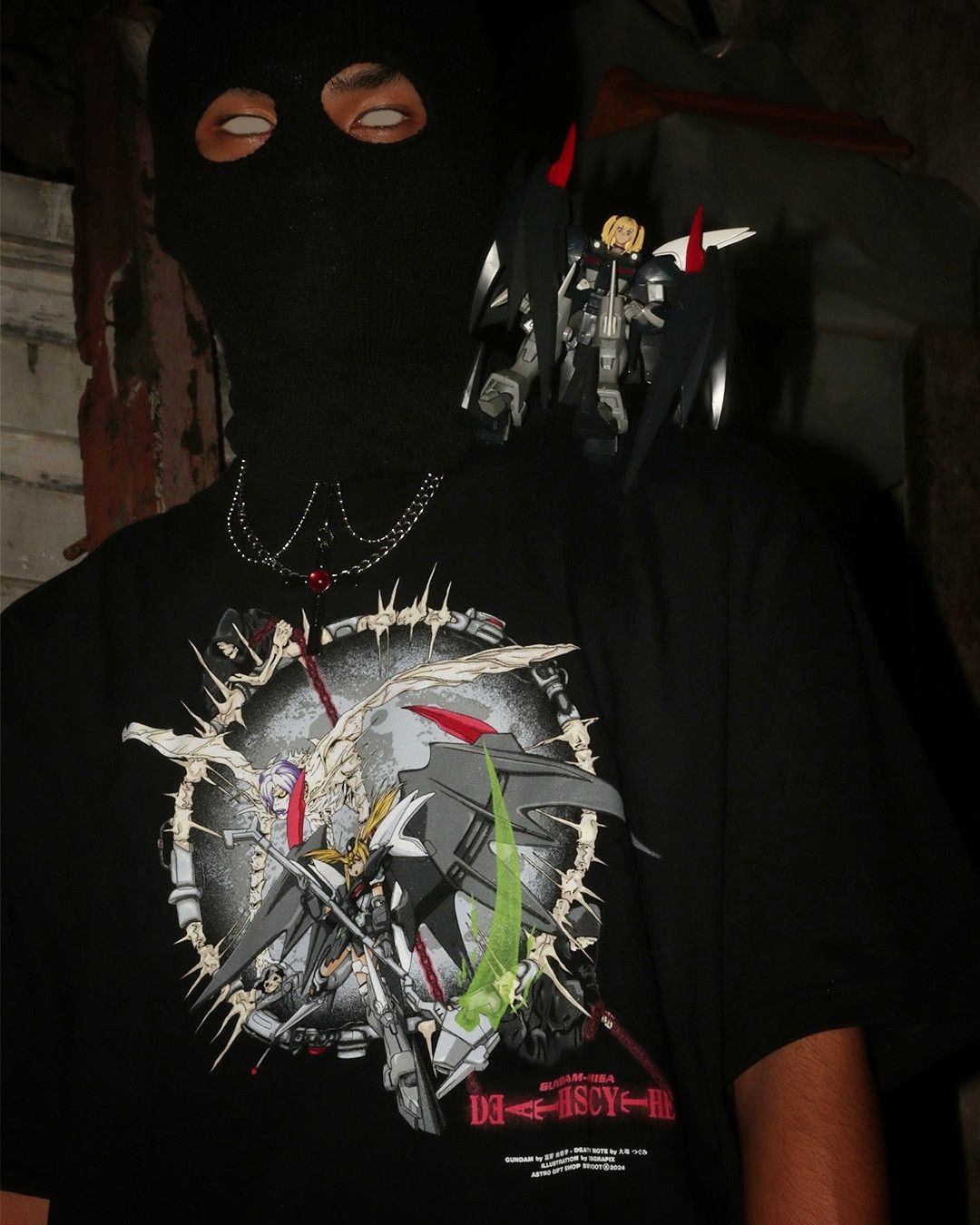 Anime × Japanese Brand MISA DEATH NOTE GUNDAM DEATHSCYTHE ANIME BOOT TEE Size US L / EU 52-54 / 3 - 5 Thumbnail