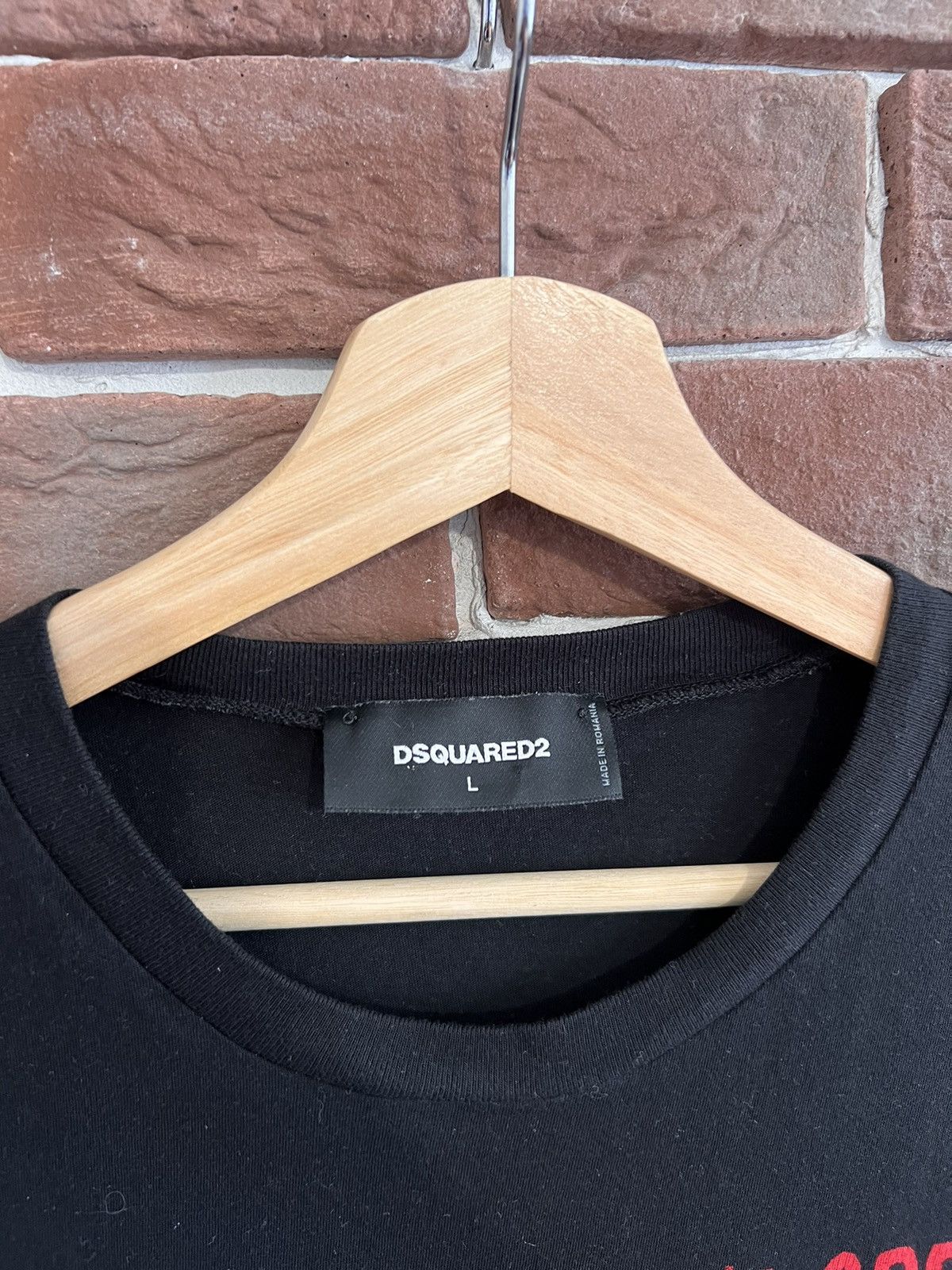 Dsquared2 Disquared2 We Want Some Logo Tshir L Designer Hype L Y2K Size US L / EU 52-54 / 3 - 5 Thumbnail