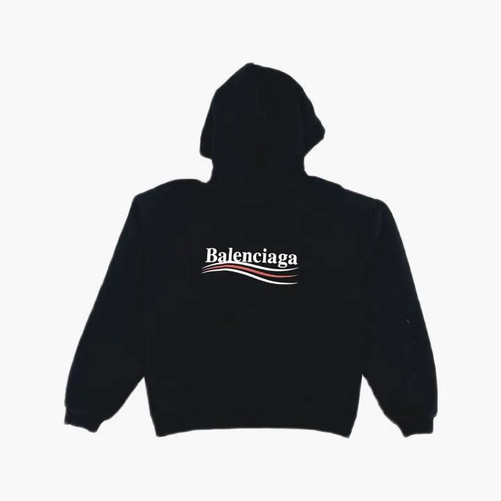 Balenciaga Balenciaga Balenciaga Logo Print Hoodie for Men -2507 Size US L / EU 52-54 / 3 - 3 Thumbnail