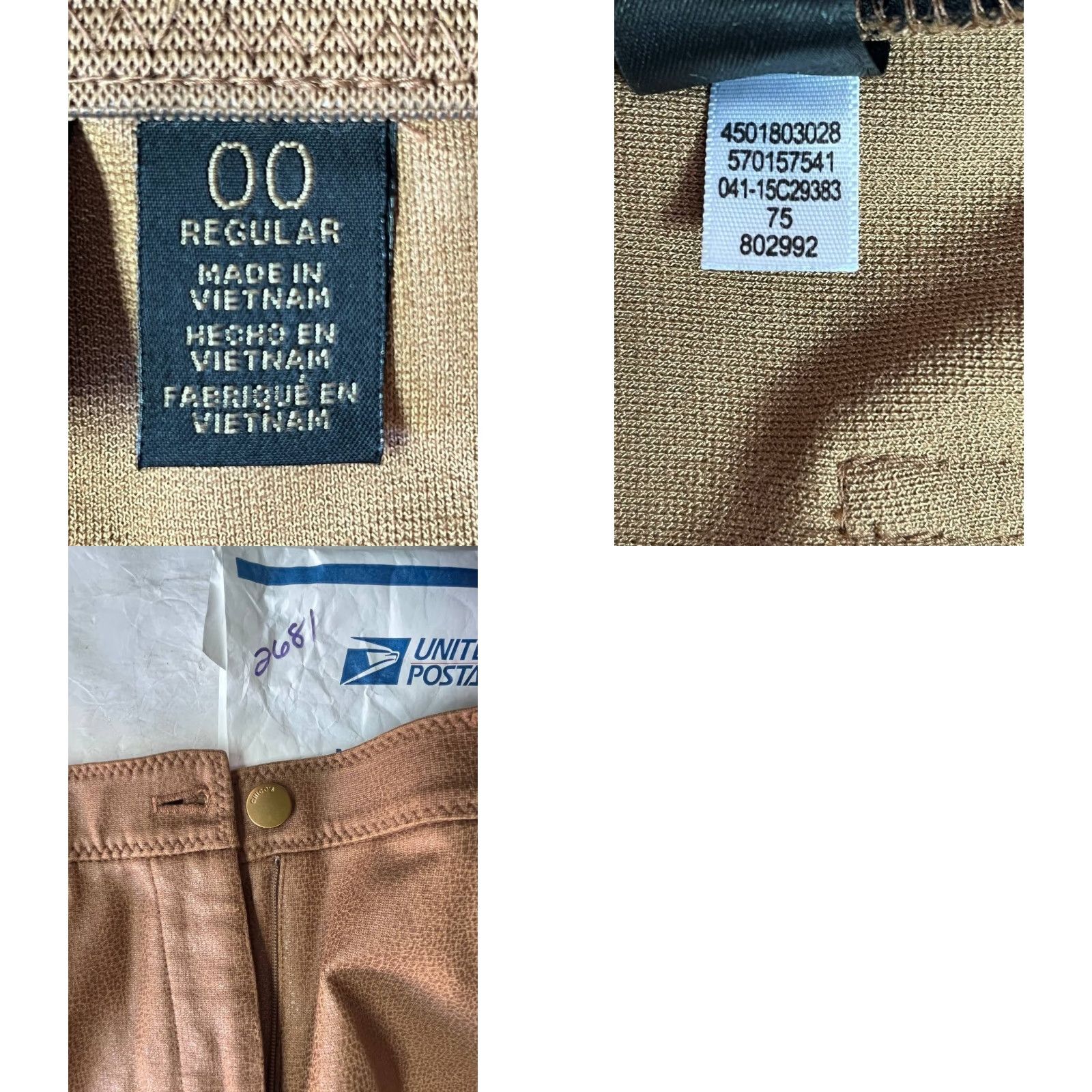 Vintage Chico's Slim Cropped Pants 00R Women Brown Knit Stretch Comfort Pockets Easy Care Slimming Straight 00R Women Cropped Pants Brown Size 24" / US 00 / IT 34 - 8 Thumbnail
