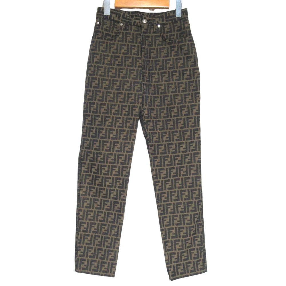 Fendi Fendi Fendi Zucca Jacquard Pants Textile Pants DUTY FREE for USA Size ONE SIZE - 1 Thumbnail