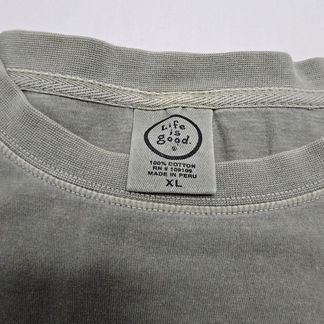 Life is Good Life is Good Not All Who Wander Are Lost XL Gray Faded Tee Size US XL / EU 56 / 4 - 5 Thumbnail