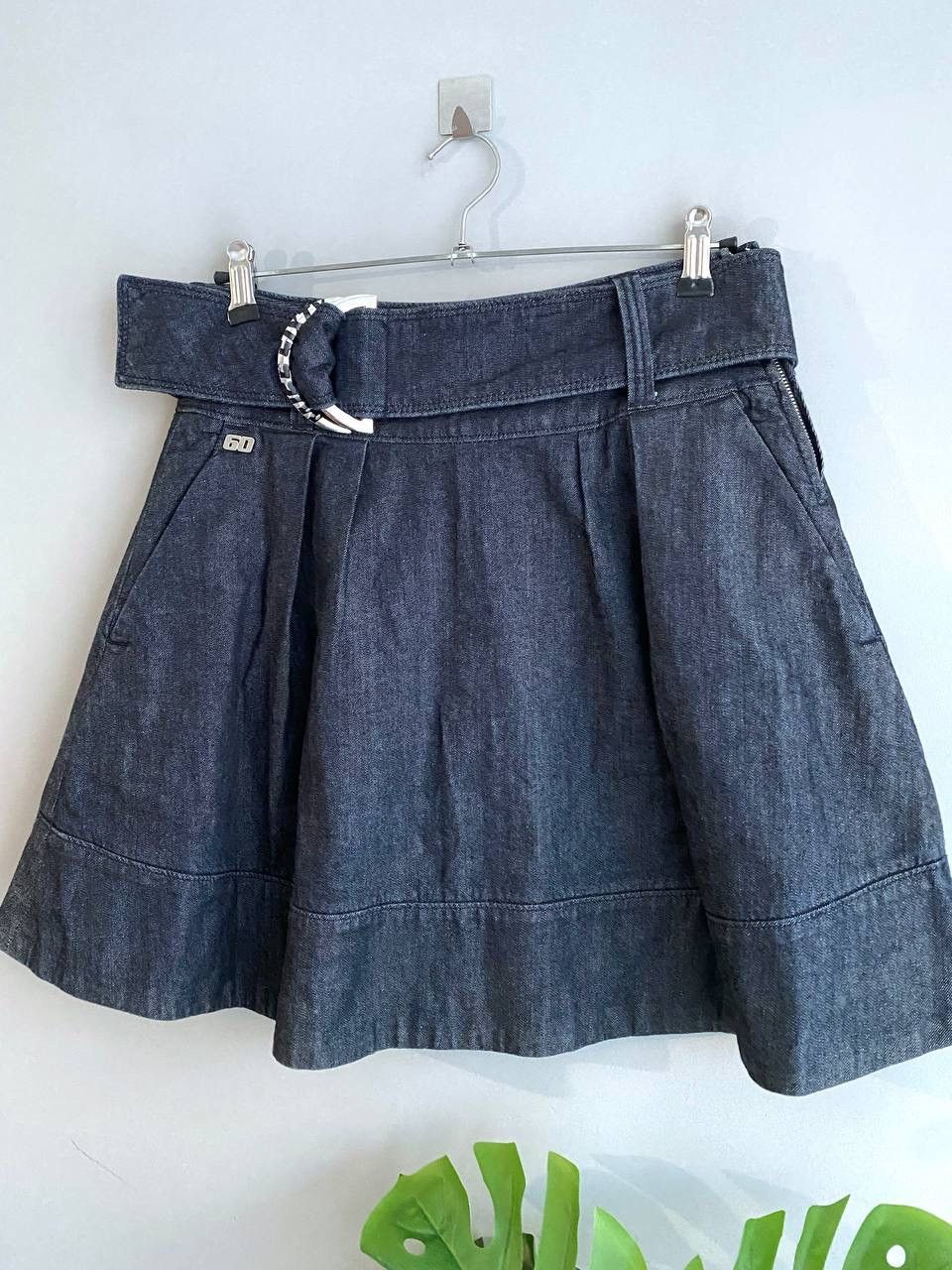 Miss Sixty Miss Sixty 00s Vintage Y2K Denim Mini Skirt, Size L Size 32" / US 10 / IT 46 - 2 Thumbnail