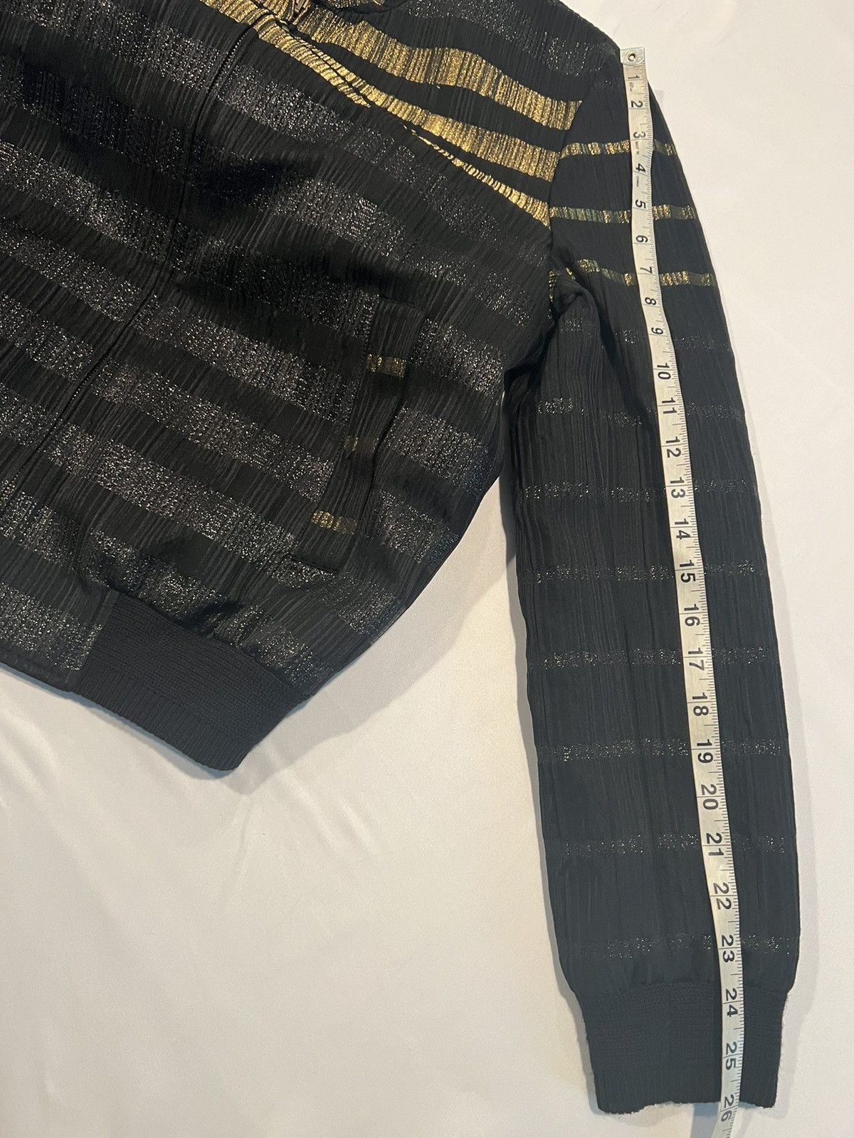 Saint Laurent Paris Saint Laurent mens gold trim bomber jacket. 48/38. $5900 Size US M / EU 48-50 / 2 - 5 Thumbnail