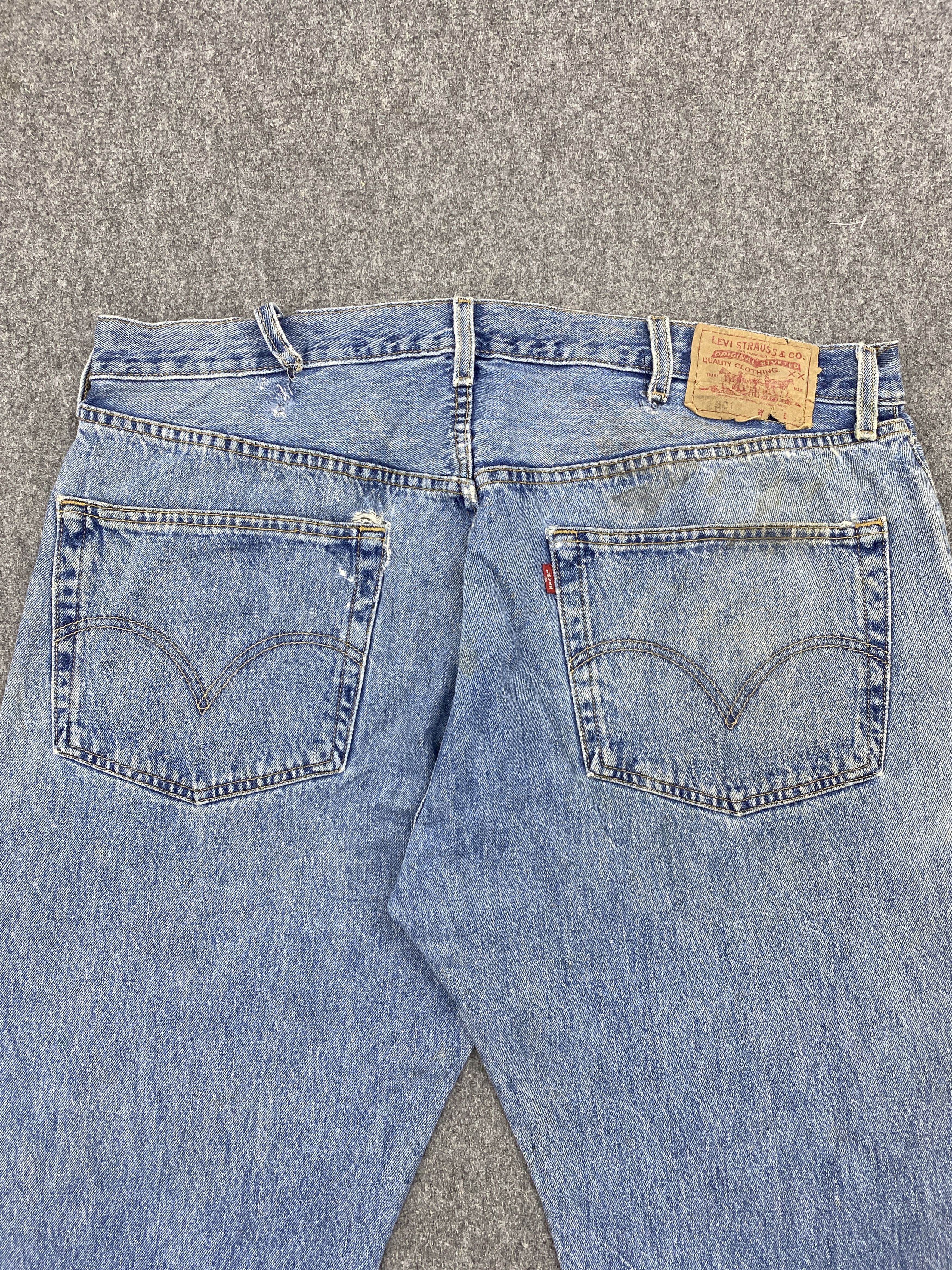 Levi's Vintage Levis 501 Lightwash Jeans DP2661 Size US 38 / EU 54 - 4 Thumbnail