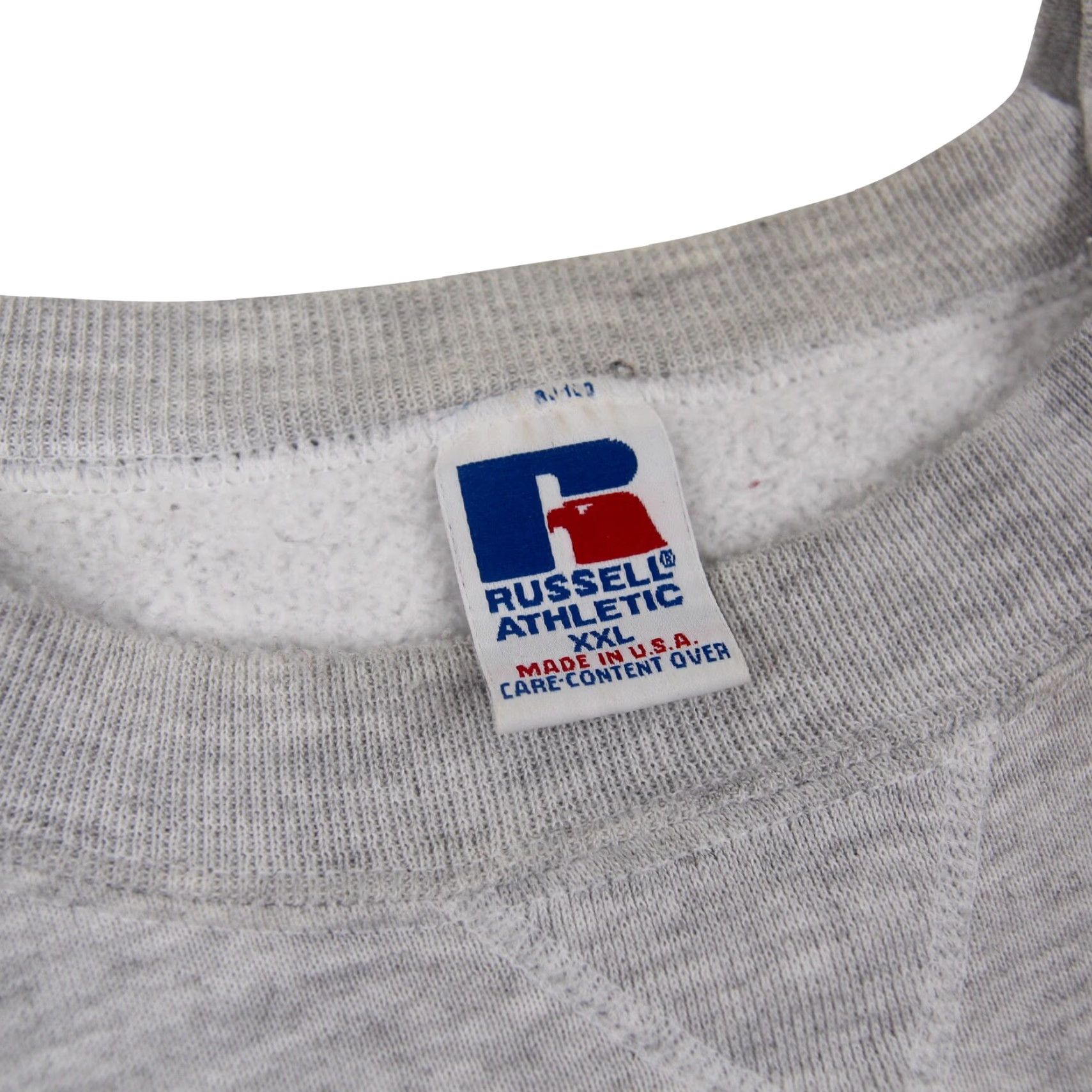 Vintage VINTAGE Russell Athletics Mens XXL Crewneck Sweatshirt USA Made Grey Lounge Clothing Size US XXL / EU 58 / 5 - 6 Thumbnail