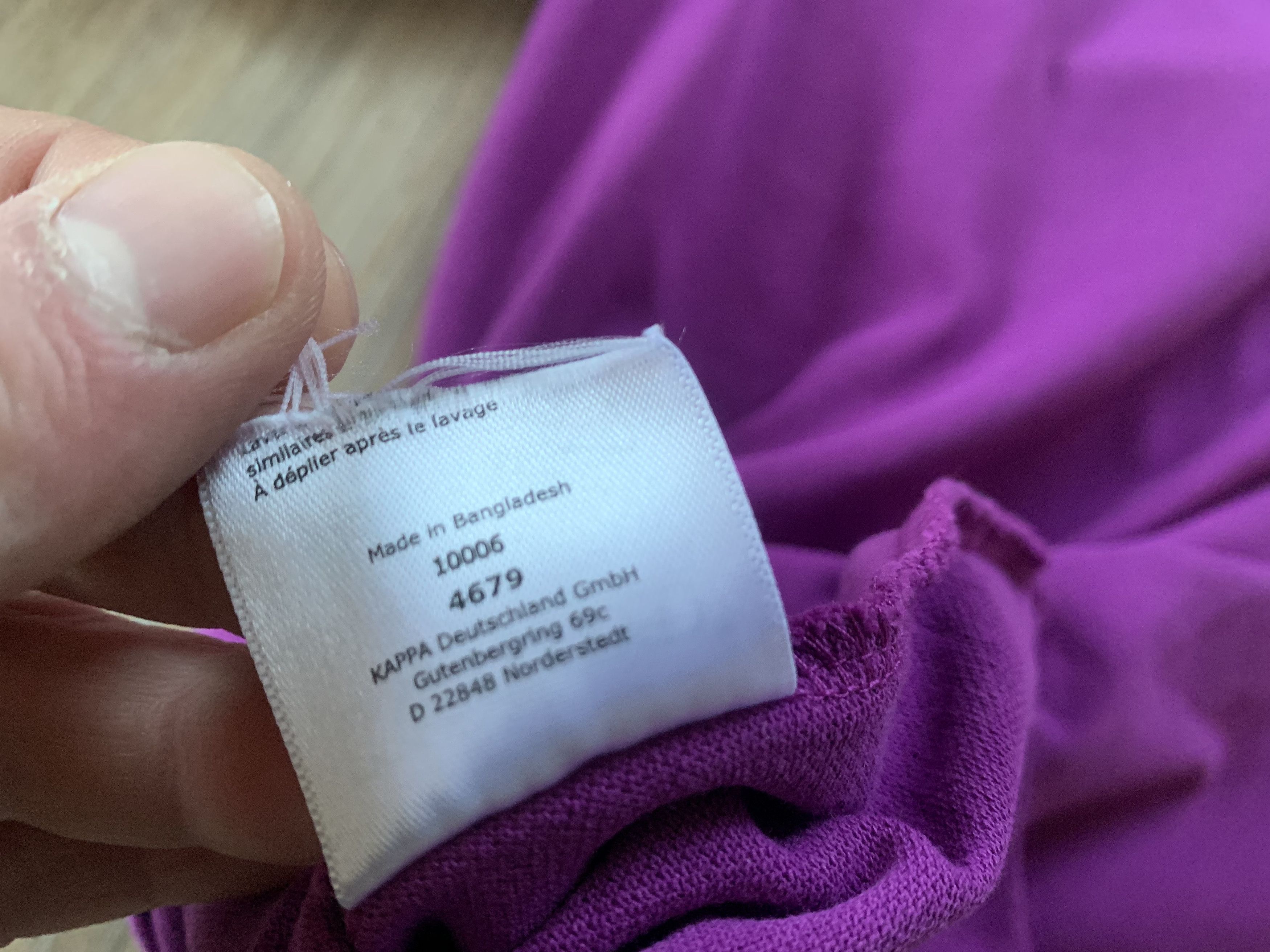 Kappa Vintage Kappa Purple Cotton Polo T-Shirt Size US L / EU 52-54 / 3 - 8 Thumbnail