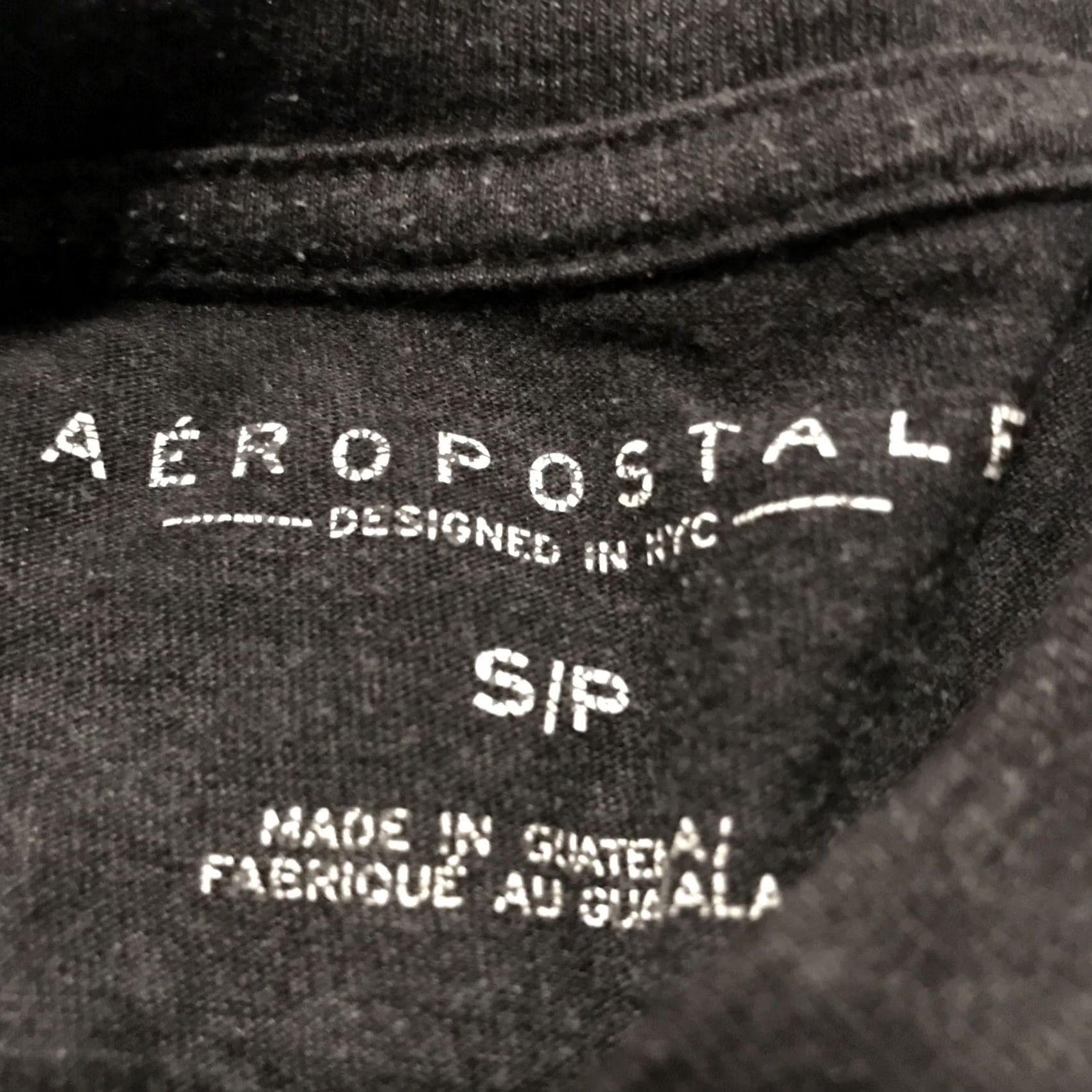 Vintage Aéropostale Mens S Gray Cotton Blend T-Shirt Short Sleeve Crew Neck Logo USA 90s? No, not applicable Size US S / EU 44-46 / 1 - 2 Thumbnail