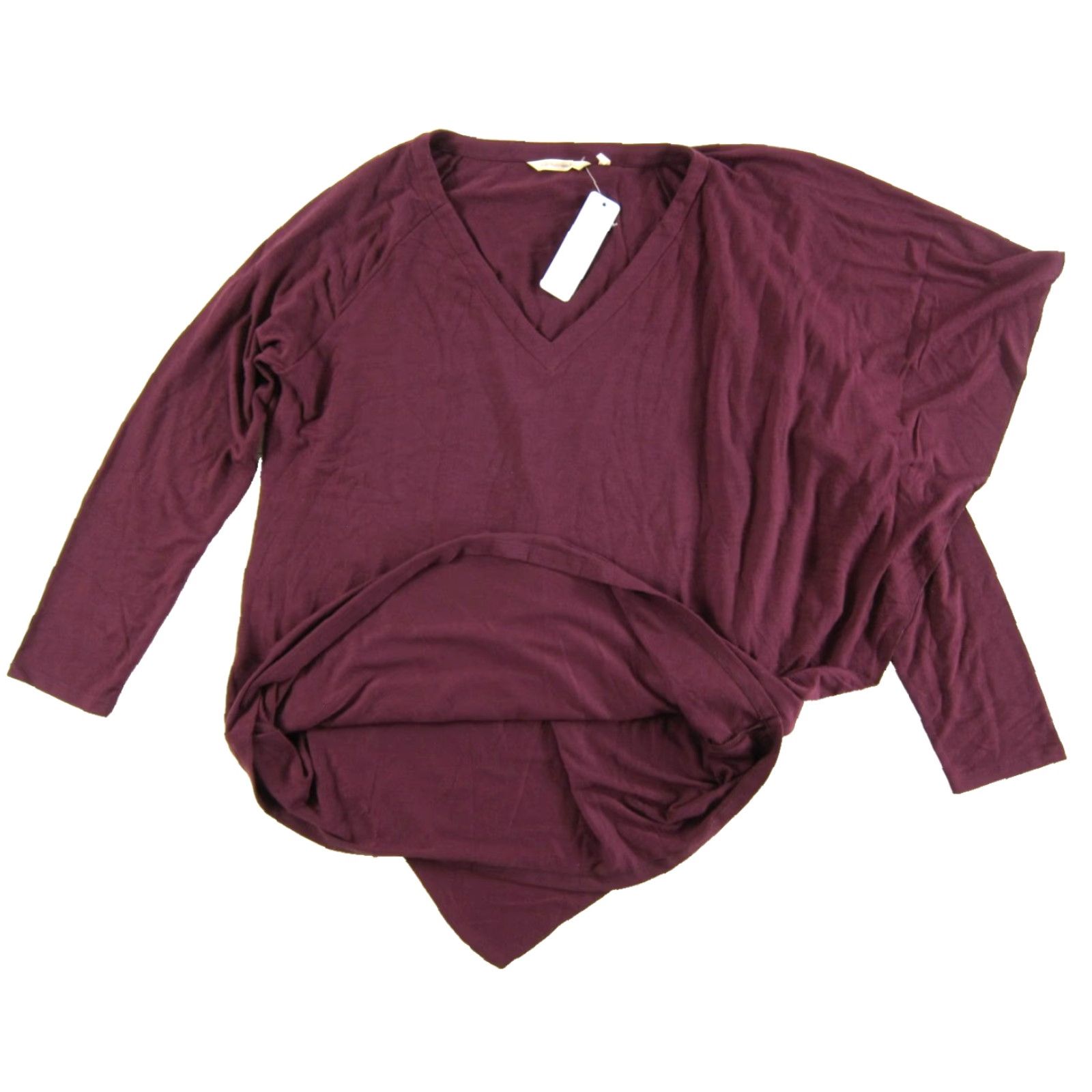 Soft Surroundings NWT Soft Surroundings Madeline Purple Wine Jersey Stretch Long Sleeve Tunic XL Size XL / US 12-14 / IT 48-50 - 4 Thumbnail