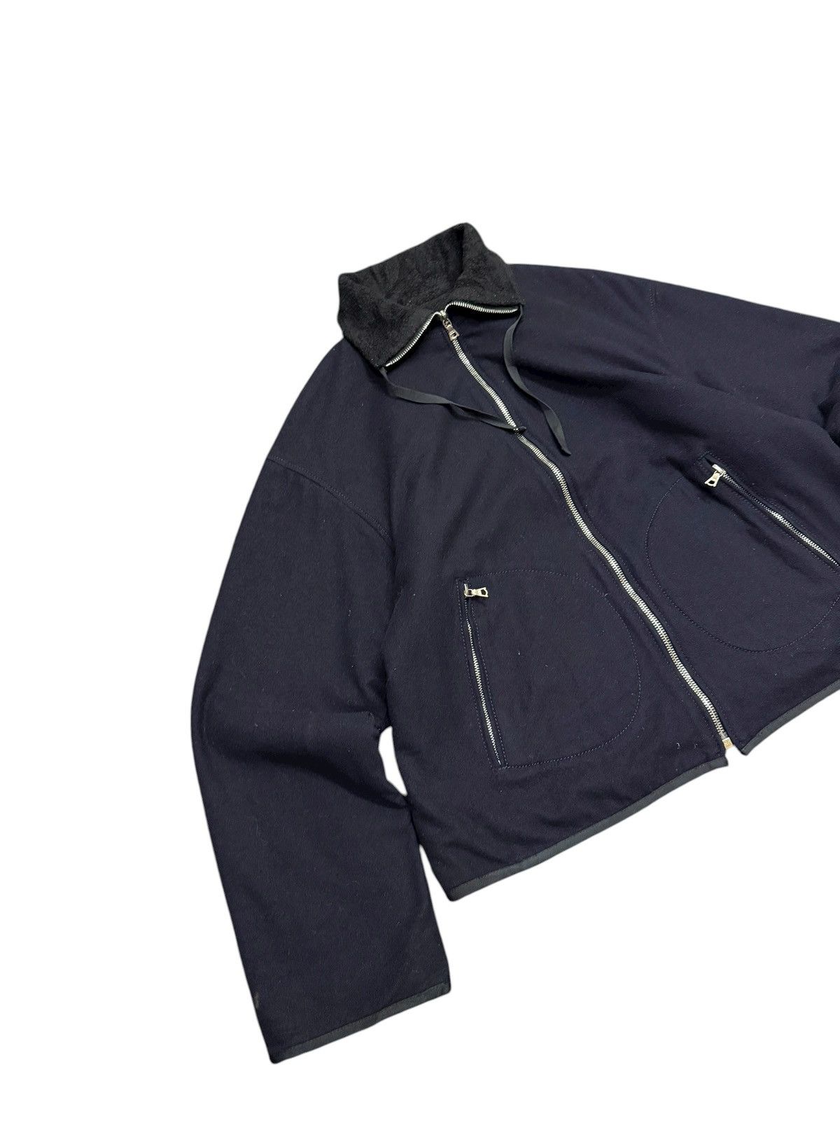 Miu Miu Miu Miu Wool Fleece Zipper Jacket Made Italy Size XS / US 0-2 / IT 36-38 - 3 Thumbnail