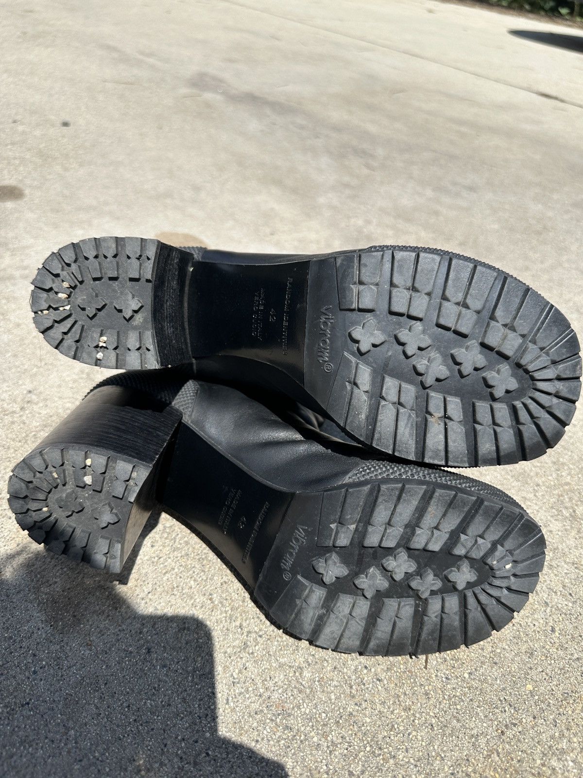 Random Identities Random Identities Black Vibram Worker Boots Size US 9 / EU 42 - 4 Thumbnail