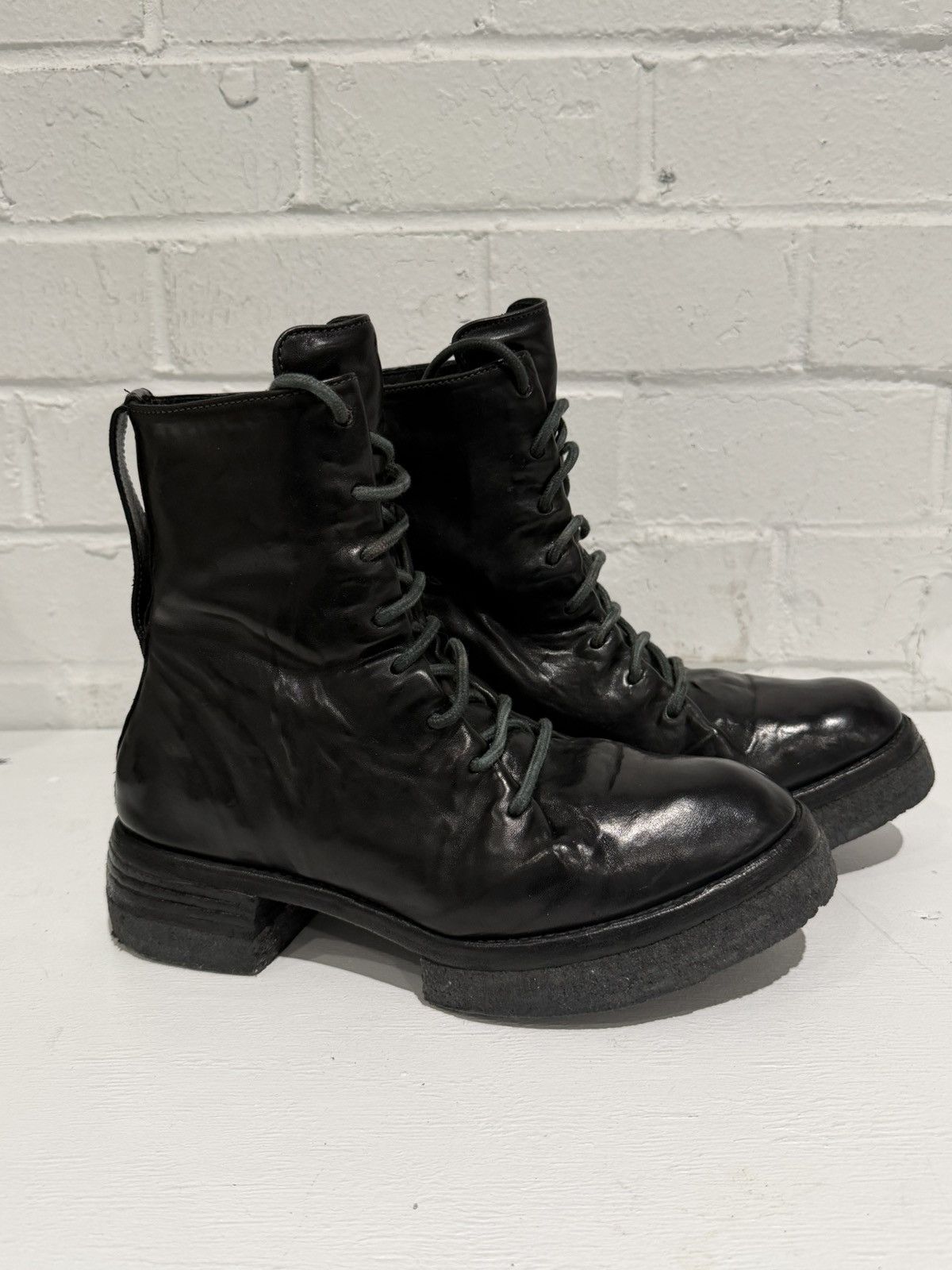 Carol Christian Poell Paper Dart Combat Boots AM/2609