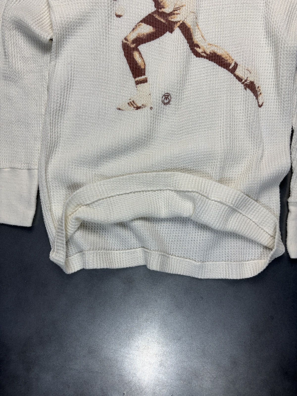 Vintage Vintage Thermal Long Sleeve Waffle Knit ALP Tennis Sandbags Size US S / EU 44-46 / 1 - 6 Thumbnail