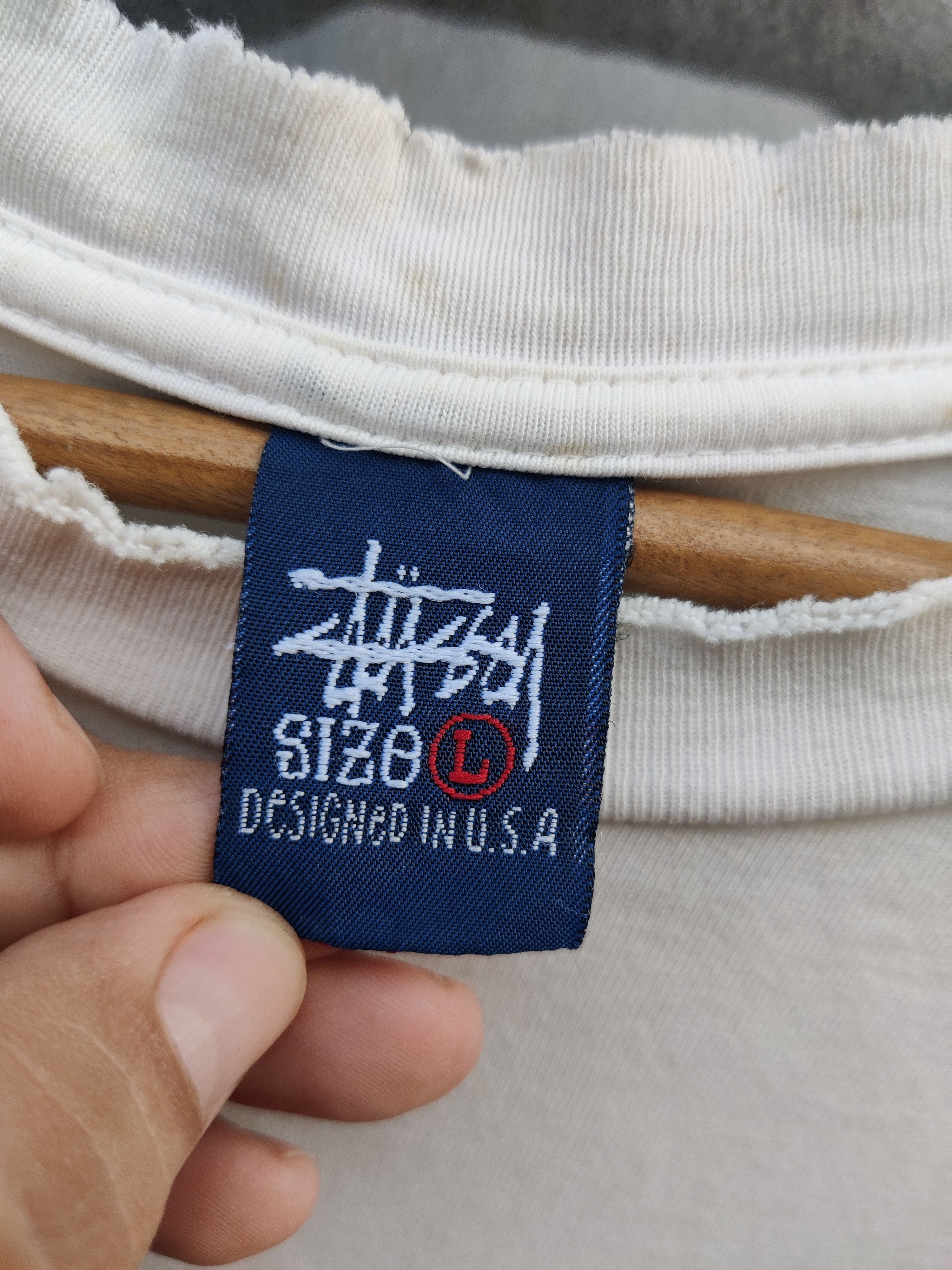 Stussy Vintage Distressed Stussy USA Made T-Shirt Size US M / EU 48-50 / 2 - 13 Thumbnail