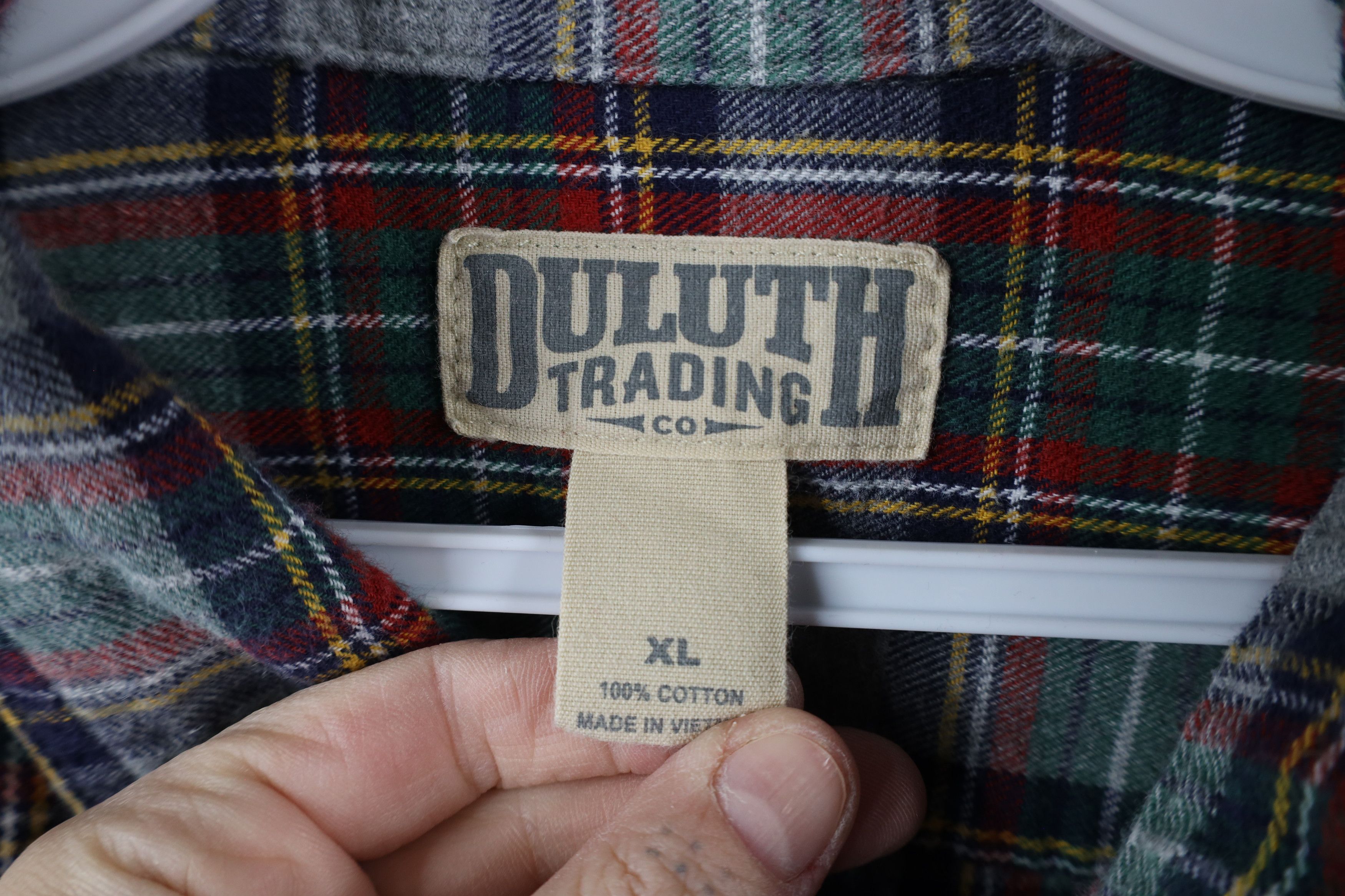 Duluth Trading Company × Vintage Duluth Trading Co Flannel Button Down Shirt Rainbow Plaid Size US XL / EU 56 / 4 - 6 Thumbnail