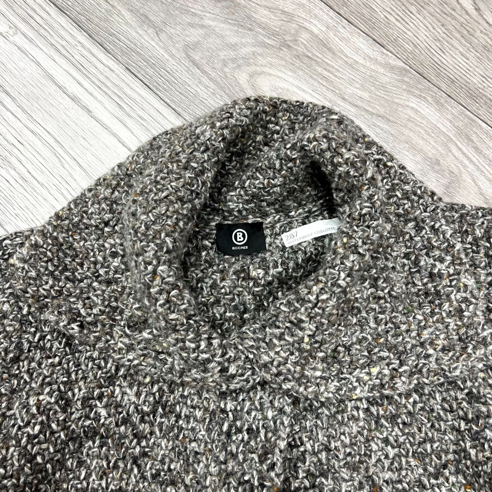 Bogner Bogner Jacket Women US 12 Knit Wool Cashmere Multicolor Long Sleeve Coat Style Bagnoer? Size XL / US 12-14 / IT 48-50 - 4 Thumbnail