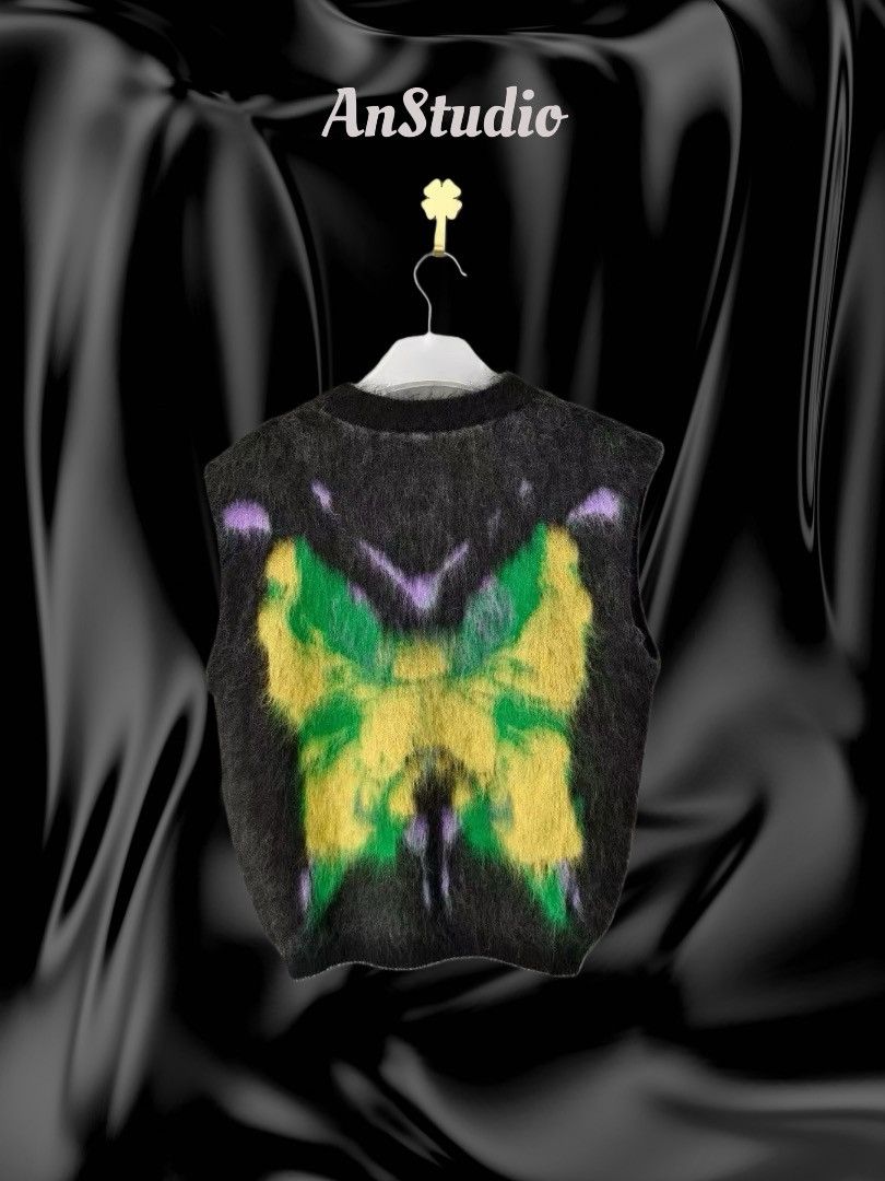 Louis Vuitton Louis Vuitton Black Butterfly Vest Sleeveless Sweater Size US S / EU 44-46 / 1 - 2 Thumbnail