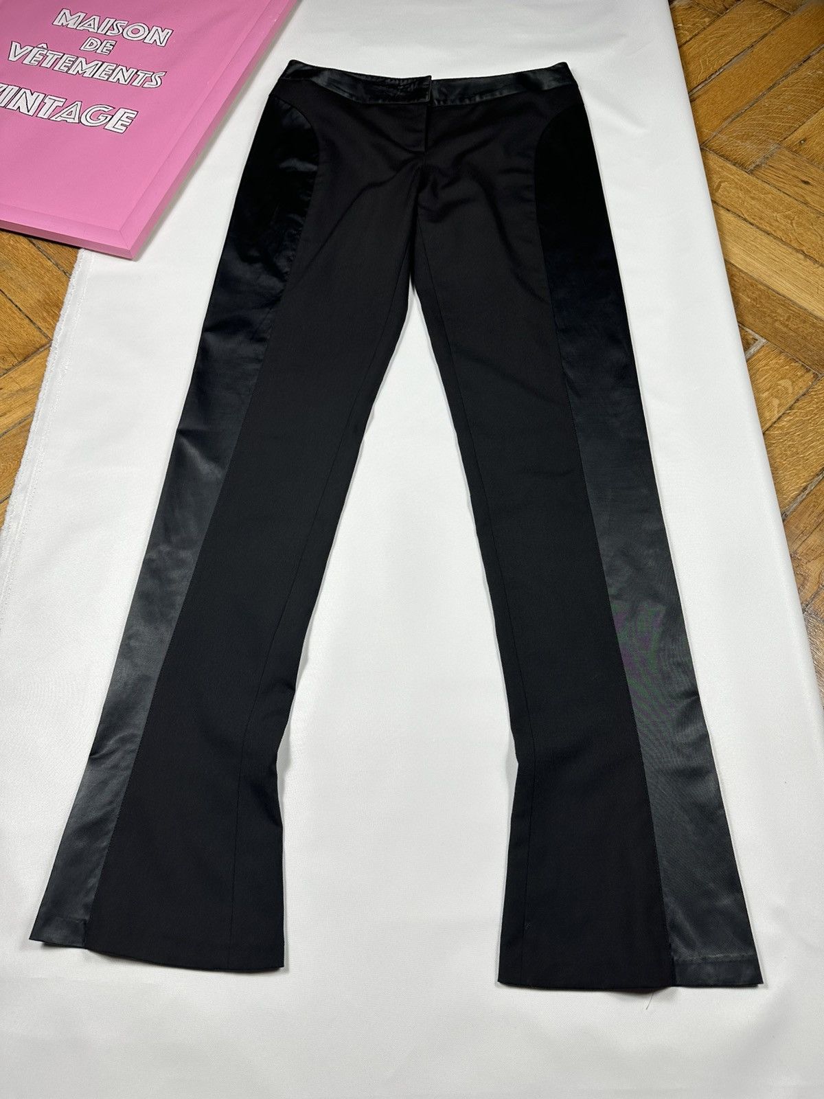 Just Cavalli × Vintage Just Cavalli Slim Stretch Pants Satin Size 27" / US 4 / IT 40 - 3 Thumbnail