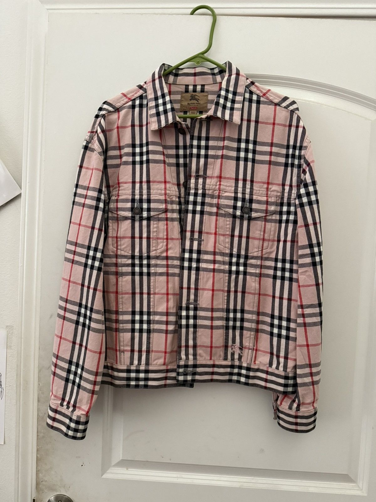 Burberry × Supreme Supreme X Burberry Denim Trucker Size US M / EU 48-50 / 2 - 1 Thumbnail