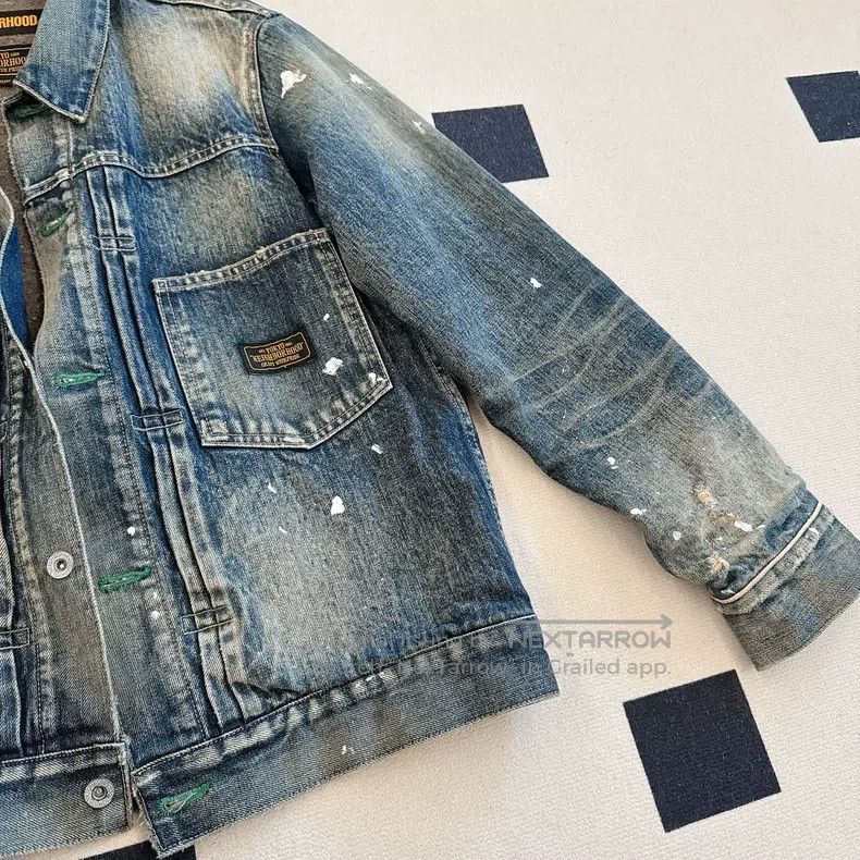 Neighborhood Neighborhood Denim Jacket with Wool Felt Lining, Great for Size US M / EU 48-50 / 2 - 3 Thumbnail