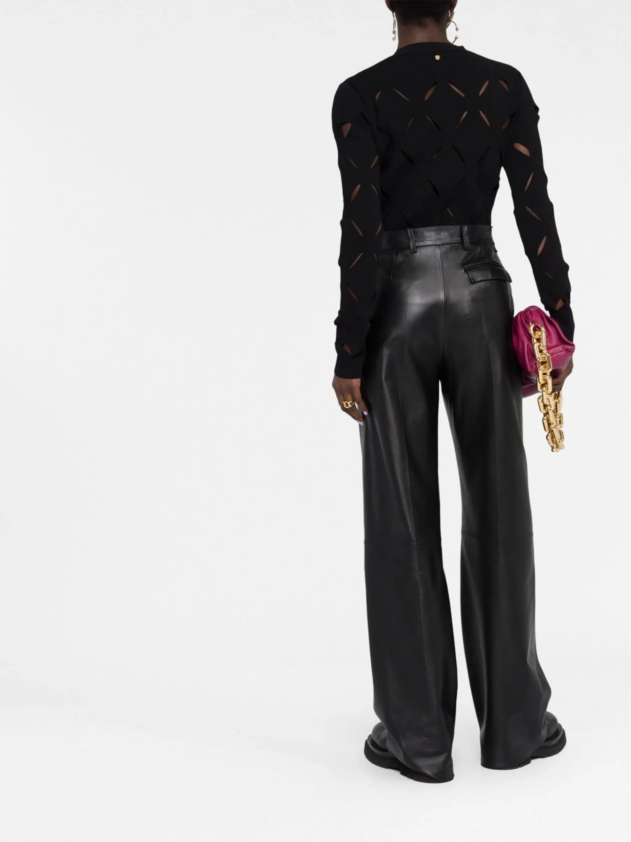 Versace o1y0226 Crewneck Sweater in Black Size M / US 6-8 / IT 42-44 - 5 Thumbnail