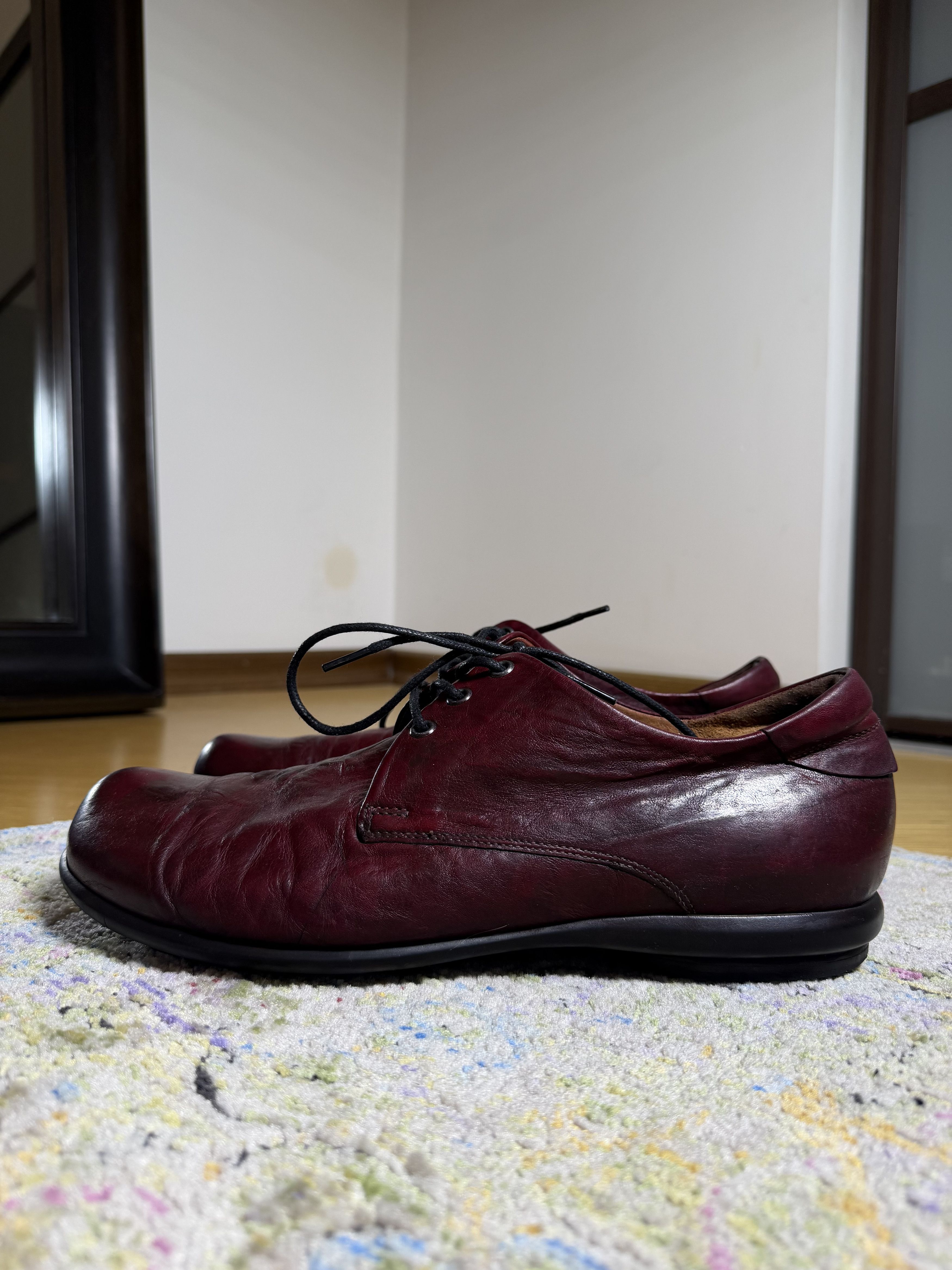 Genuine Leather Think! Menscha Barefoot Bordeaux Casual Shoes Size US 12 / EU 45 - 3 Thumbnail
