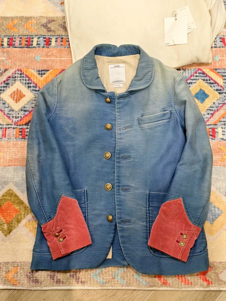 Visvim Potomac Jacket in Light Indigo Color