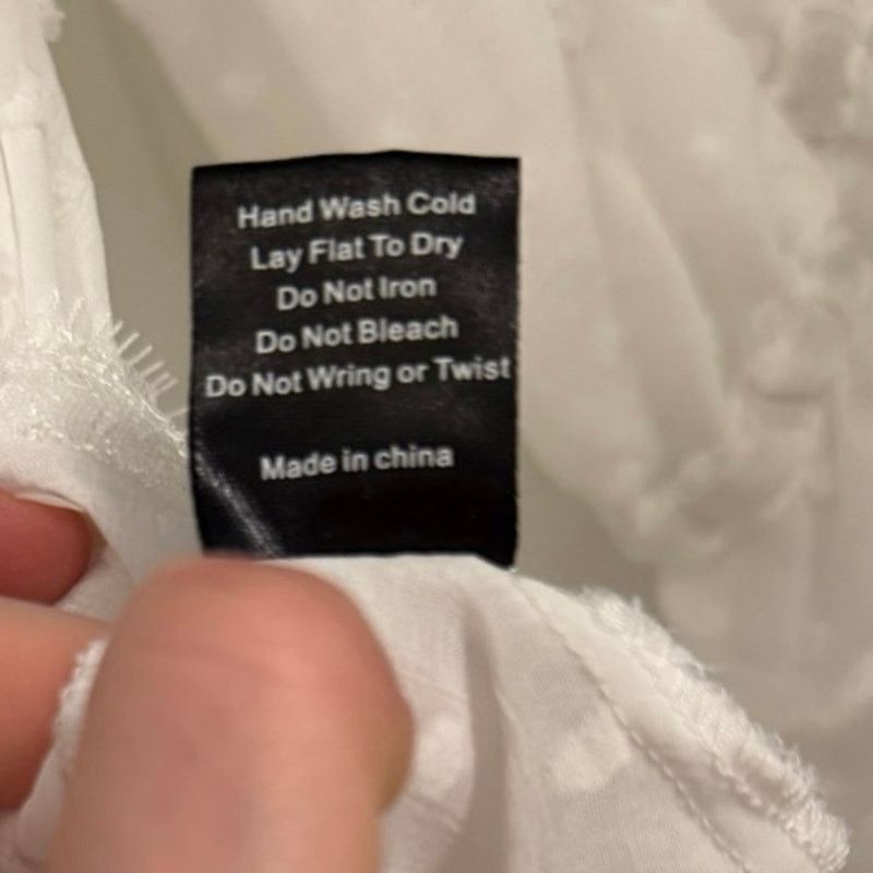 Other POL Swiss Dot Boho Cottagecore White Ruffle Lace Top NWOT Size S / US 4 / IT 40 - 7 Thumbnail