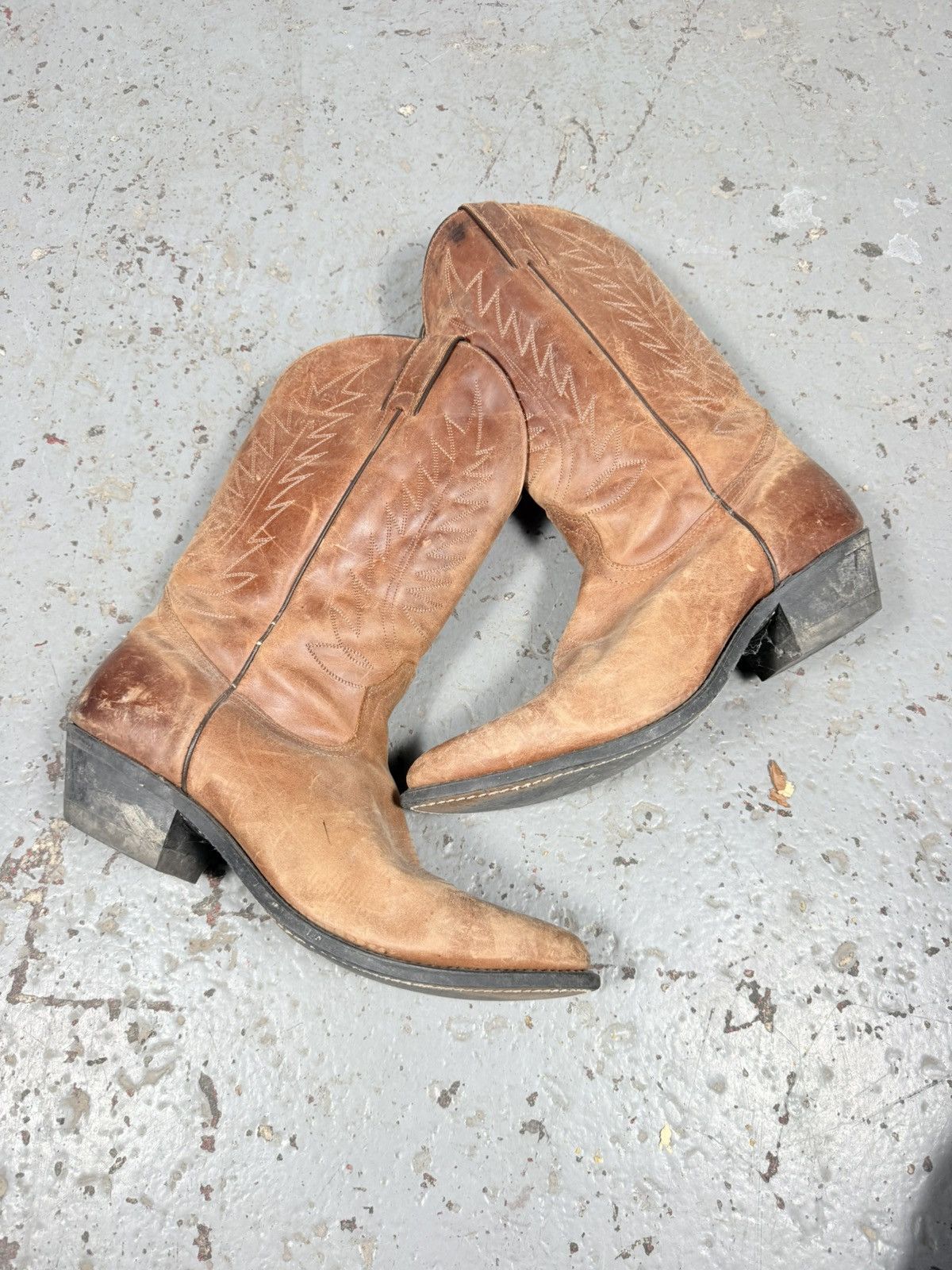 Other Vintage 90s Golden Rebel Made In Canada Cowhide Cowboy Boots Size US 9.5 / EU 42-43 - 1 Thumbnail