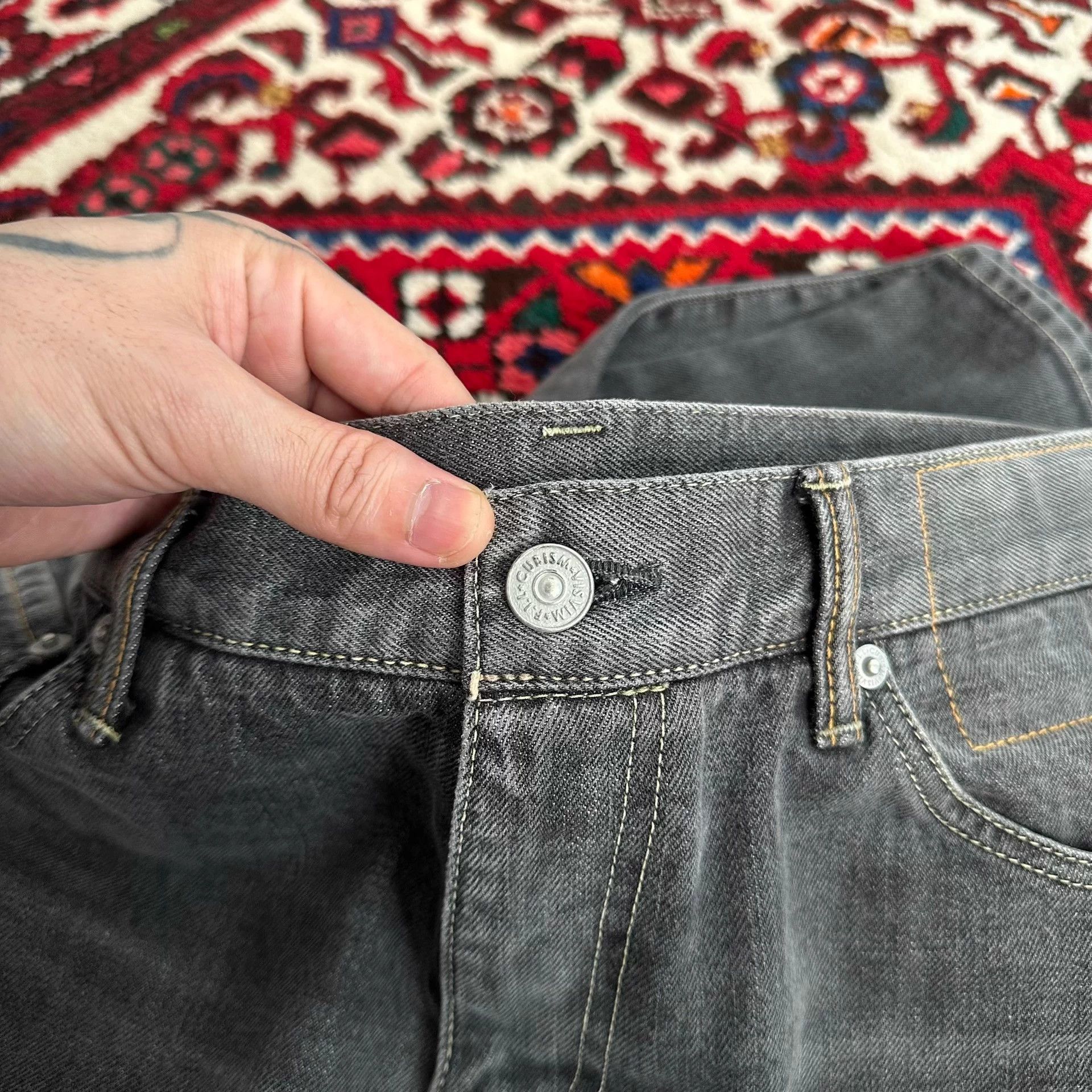 Visvim Visvim 17AW 04D10 Black Denim Jeans Size US 34 / EU 50 - 5 Thumbnail