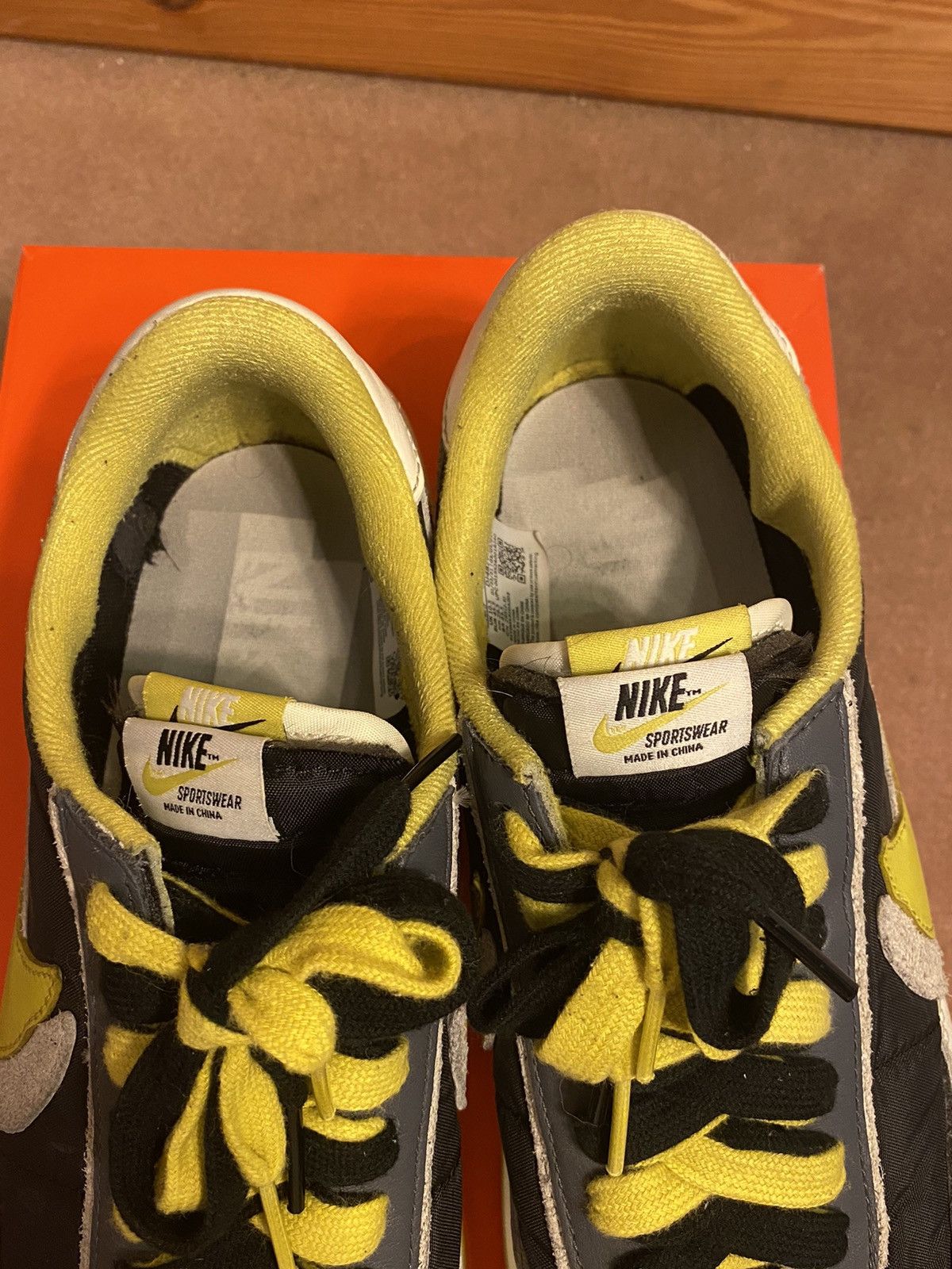 Nike × Sacai × Undercover Nike Sacai Undercover LDWaffle Bright Citron Size 11.5 Size US 11.5 / EU 44-45 - 8 Thumbnail