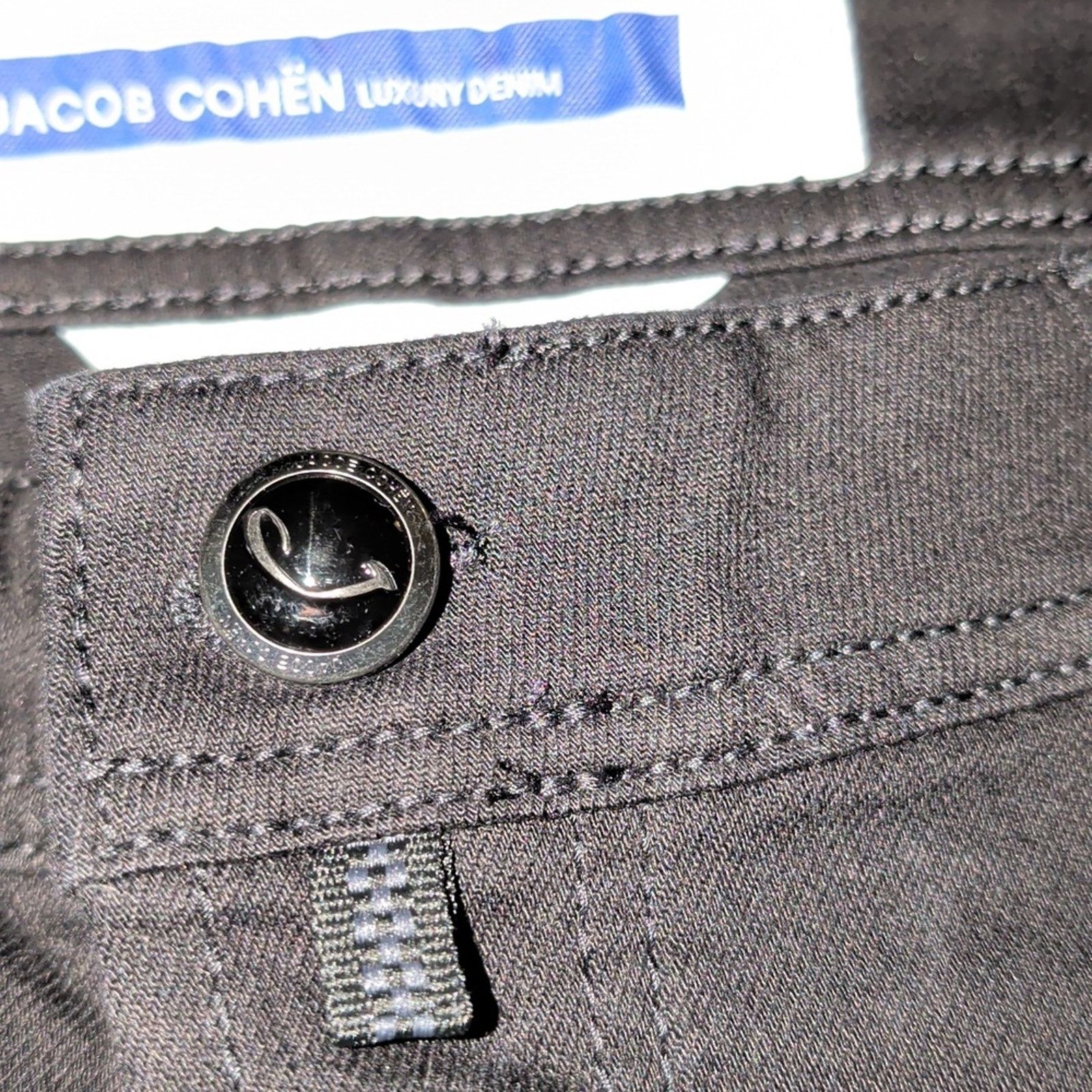 Jacob Cohen Jacob Cohen Jet Black Men's Jeans Size 40 Size US 40 / EU 56 - 5 Thumbnail