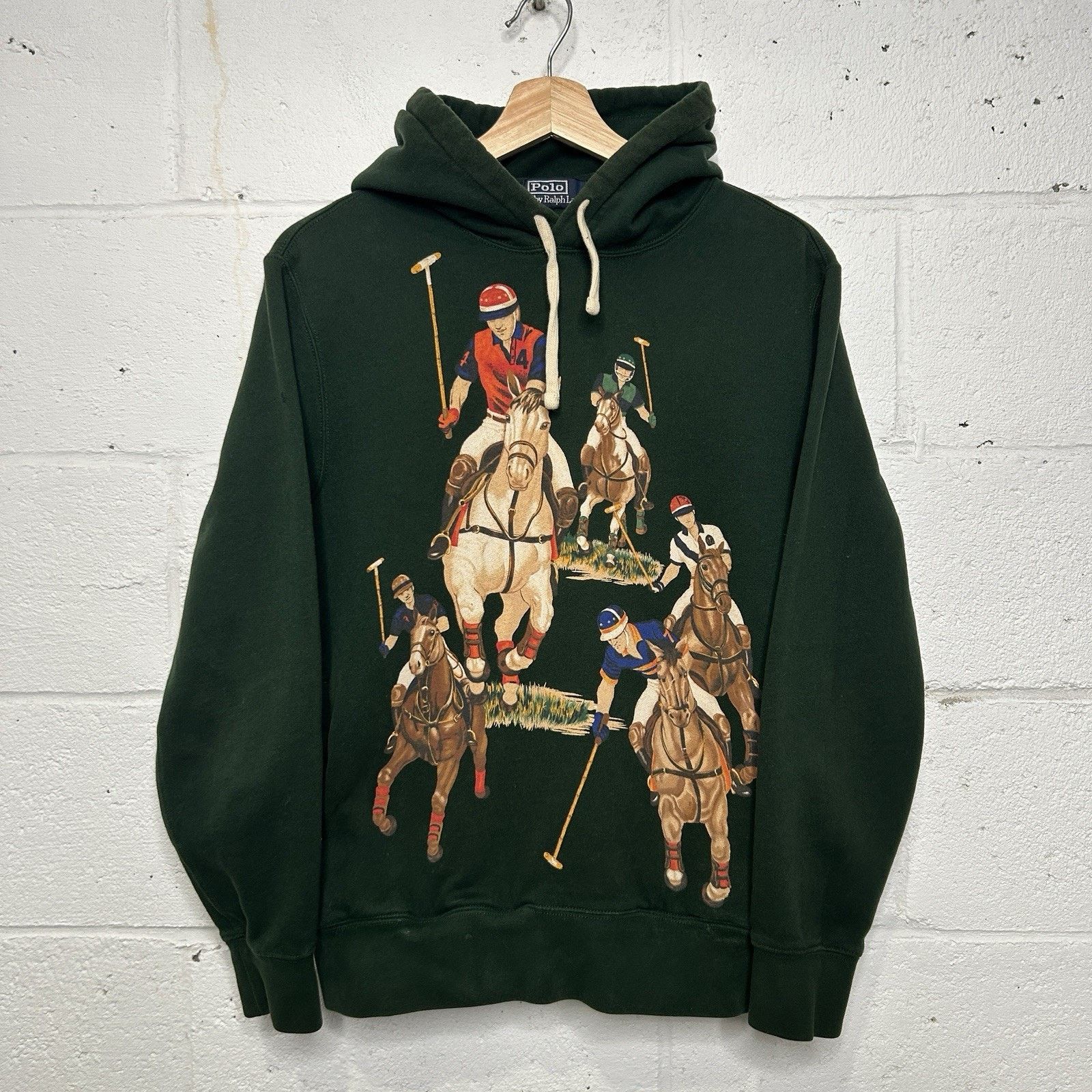 Polo Ralph Lauren Polo Ralph Lauren Iconic Five Horsemen Hoodie “Green” Size US S / EU 44-46 / 1 - 1 Thumbnail