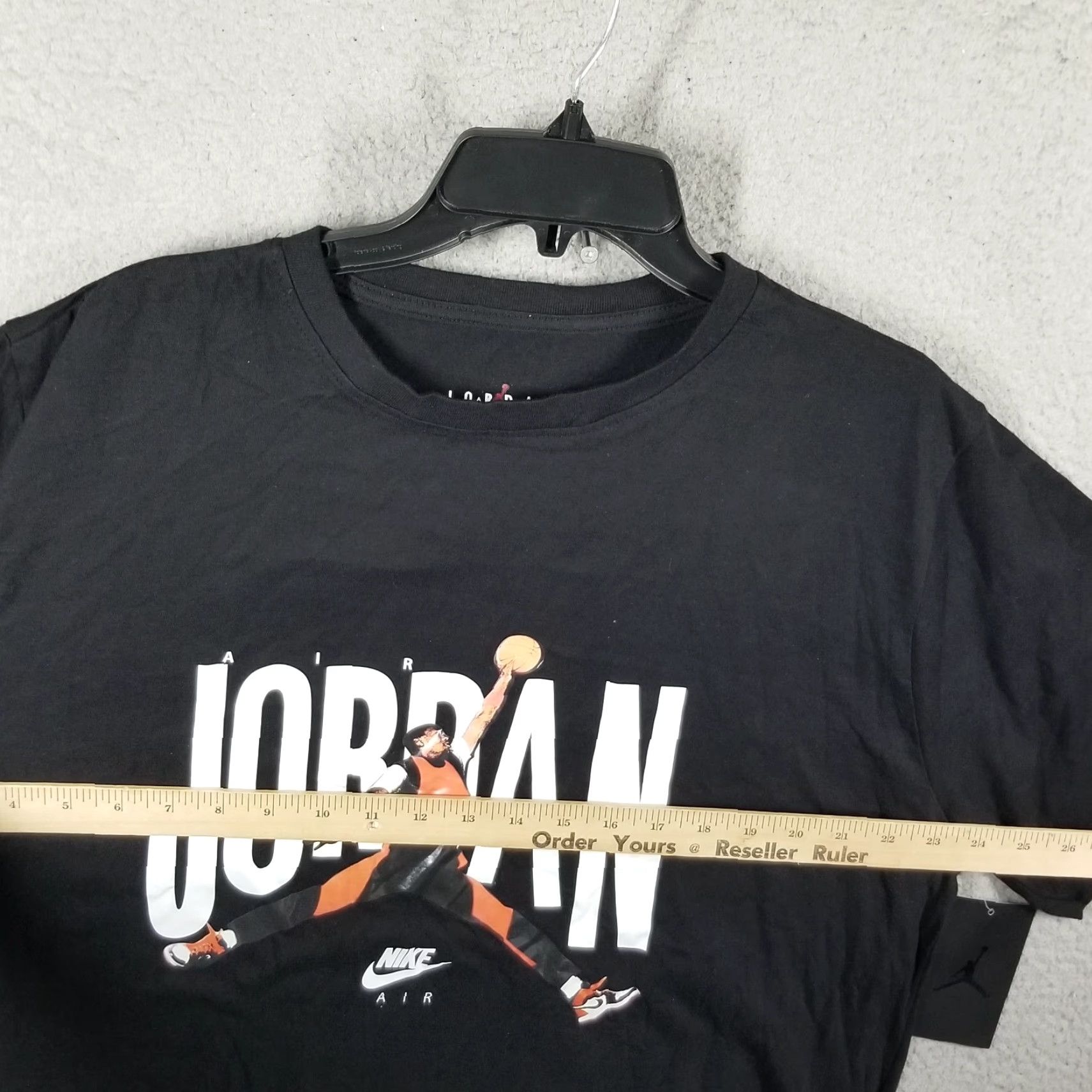 Jordan Brand Nike Air Jordan T-Shirt Men XXL Black 90s Retro Sports Jumpman Logo Size US XXL / EU 58 / 5 - 6 Thumbnail