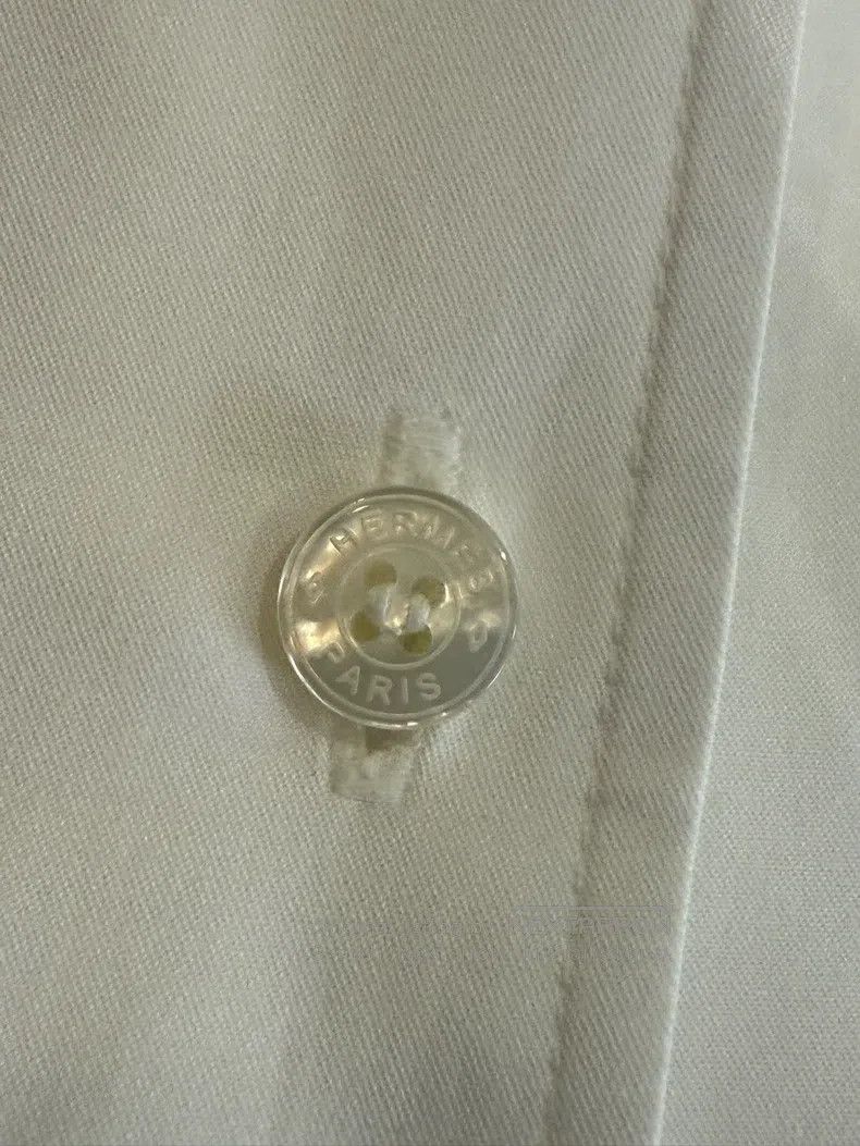 Hermes Hermes Women's Shirt, White Size M / US 6-8 / IT 42-44 - 3 Thumbnail