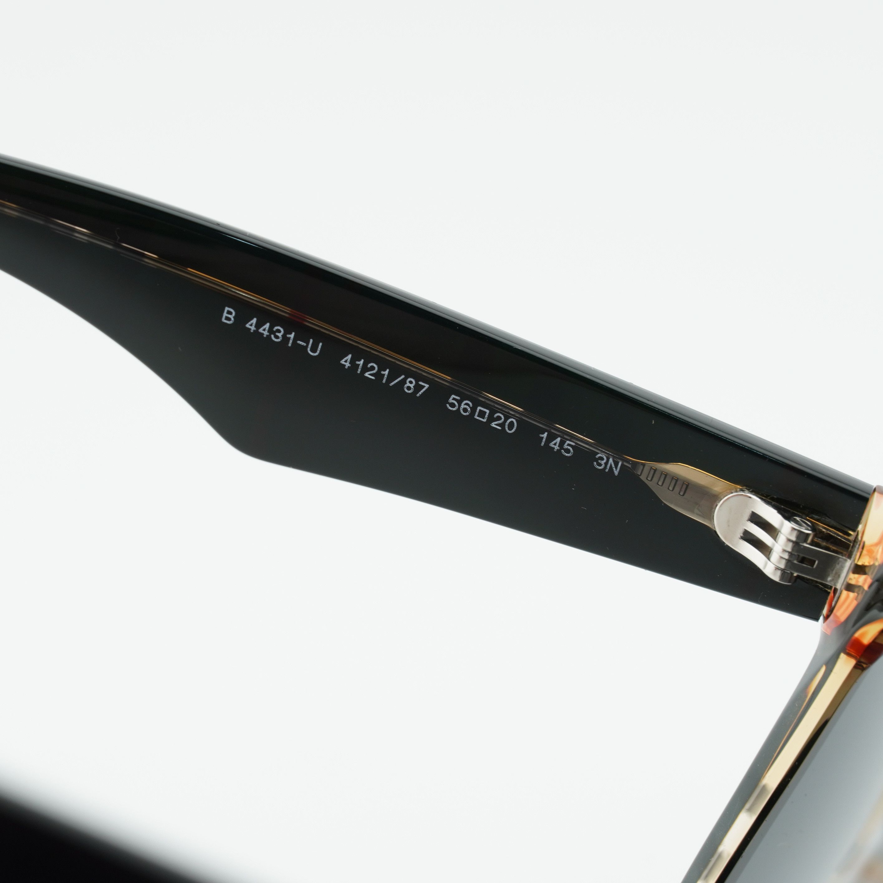 Burberry Burberry BE4431U 412187 Sunglasses Black Square Frame Size ONE SIZE - 9 Thumbnail